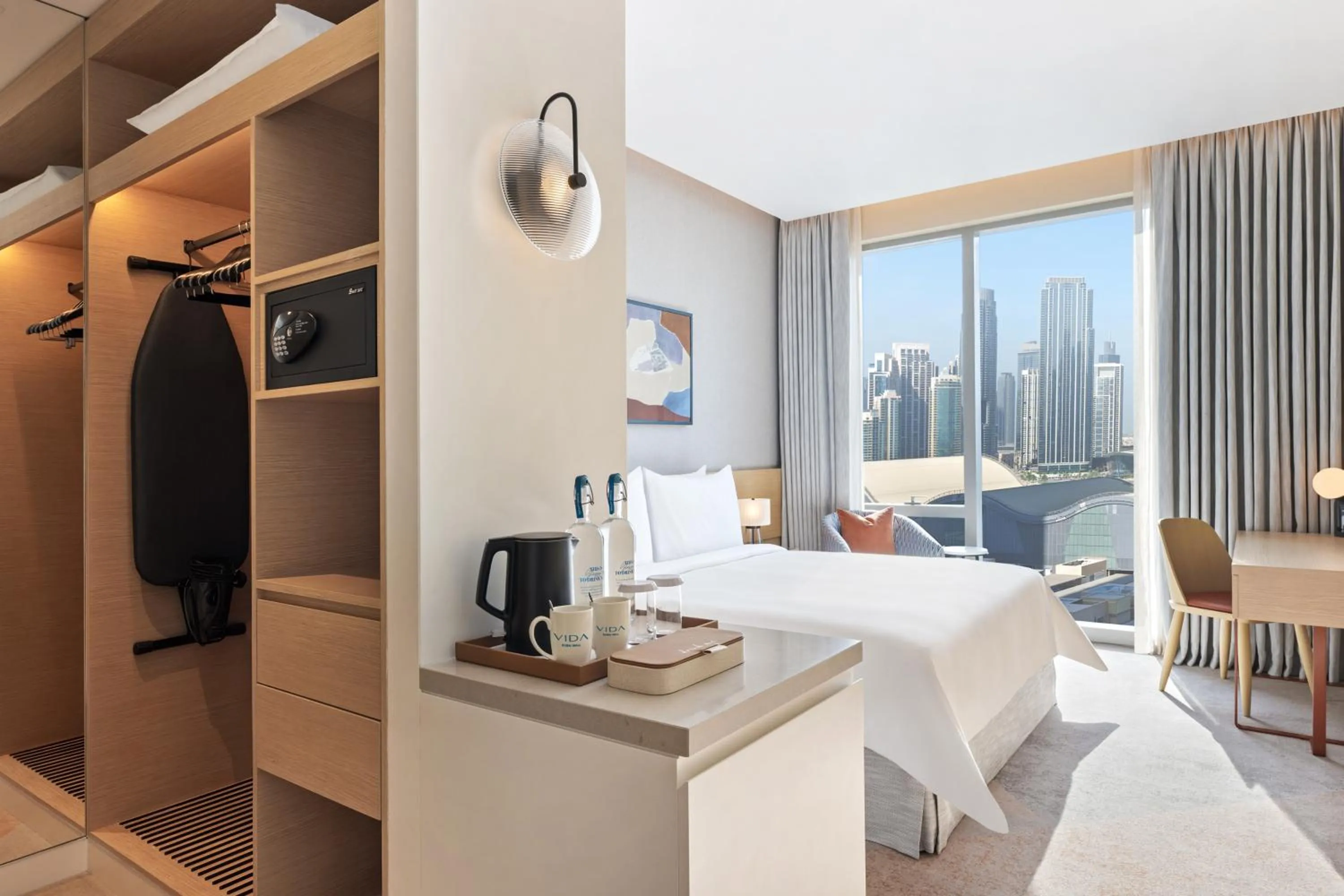 Deluxe Room King Burj Khalifa View in Vida Dubai Mall
