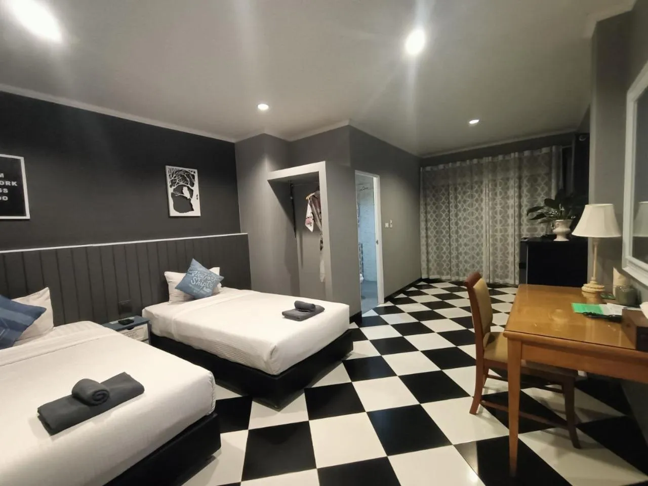 Deluxe Double or Twin Room with Pool View in Aen Guy Boutique Hotel