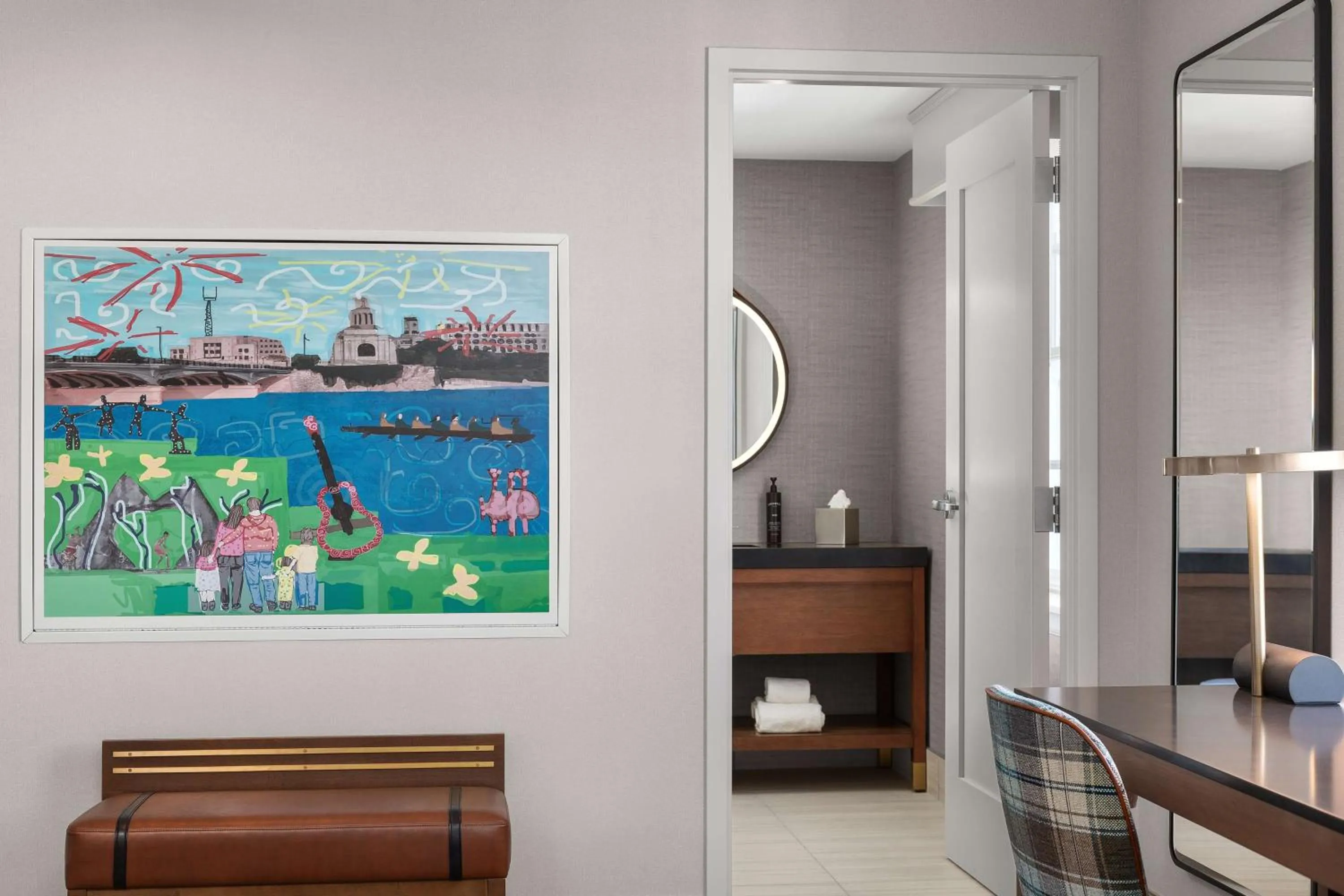 Queen Room with Two Queen Beds and River View in The Well House Hamilton, Tapestry Collection By Hilton