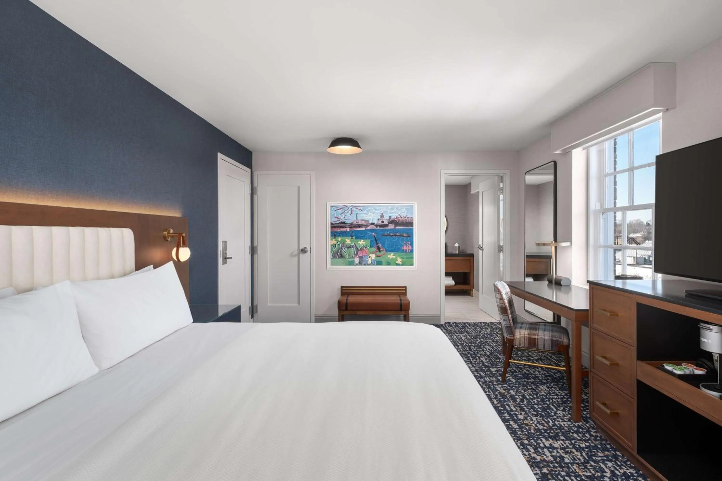 King Room with River View in The Well House Hamilton, Tapestry Collection By Hilton