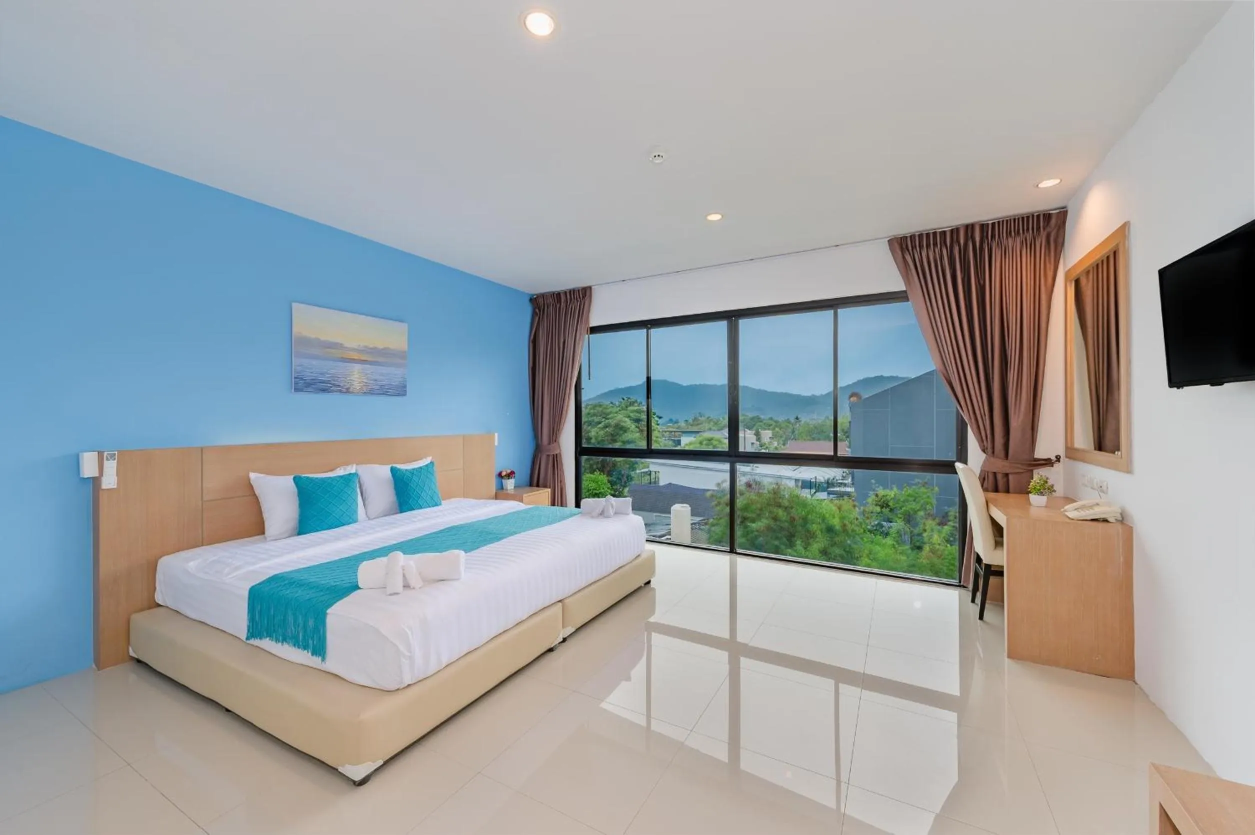 Superior Double or Twin Room with Mountain View in De Blue Sea Rawai Hotel