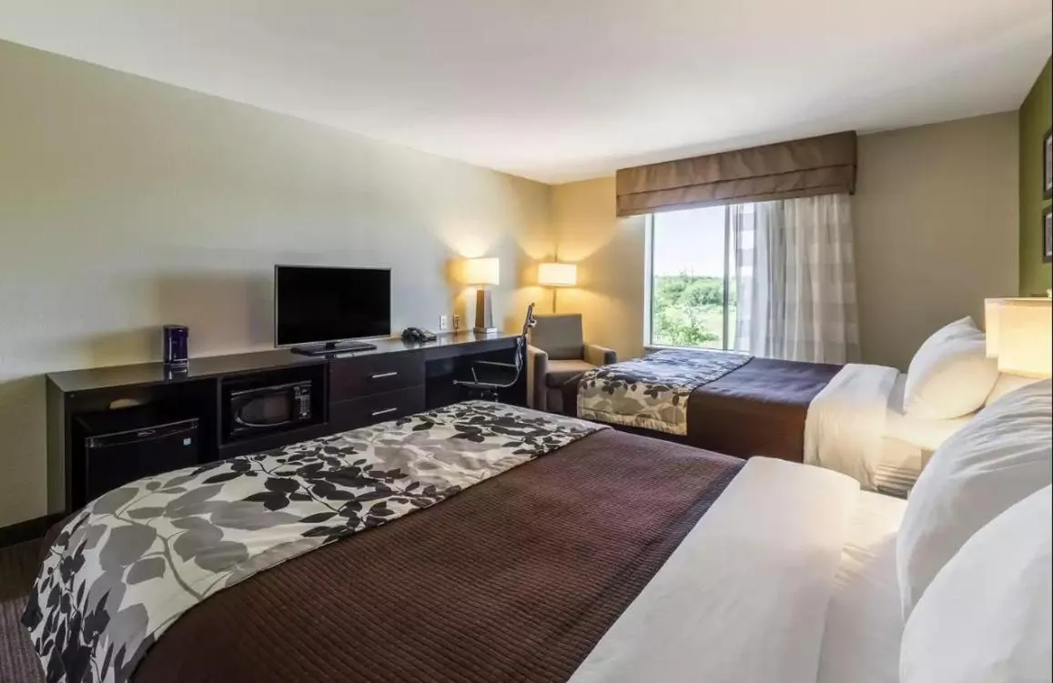 Queen Room with Two Queen Beds - Accessible/Non-Smoking  in Sleep Inn & Suites