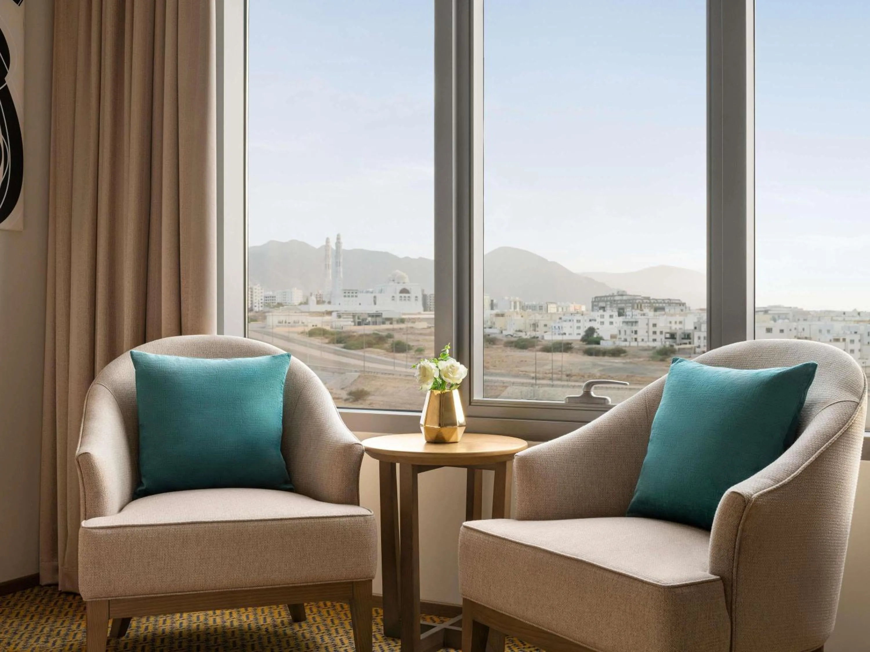 Deluxe King Room with Mountain View in Mercure Muscat
