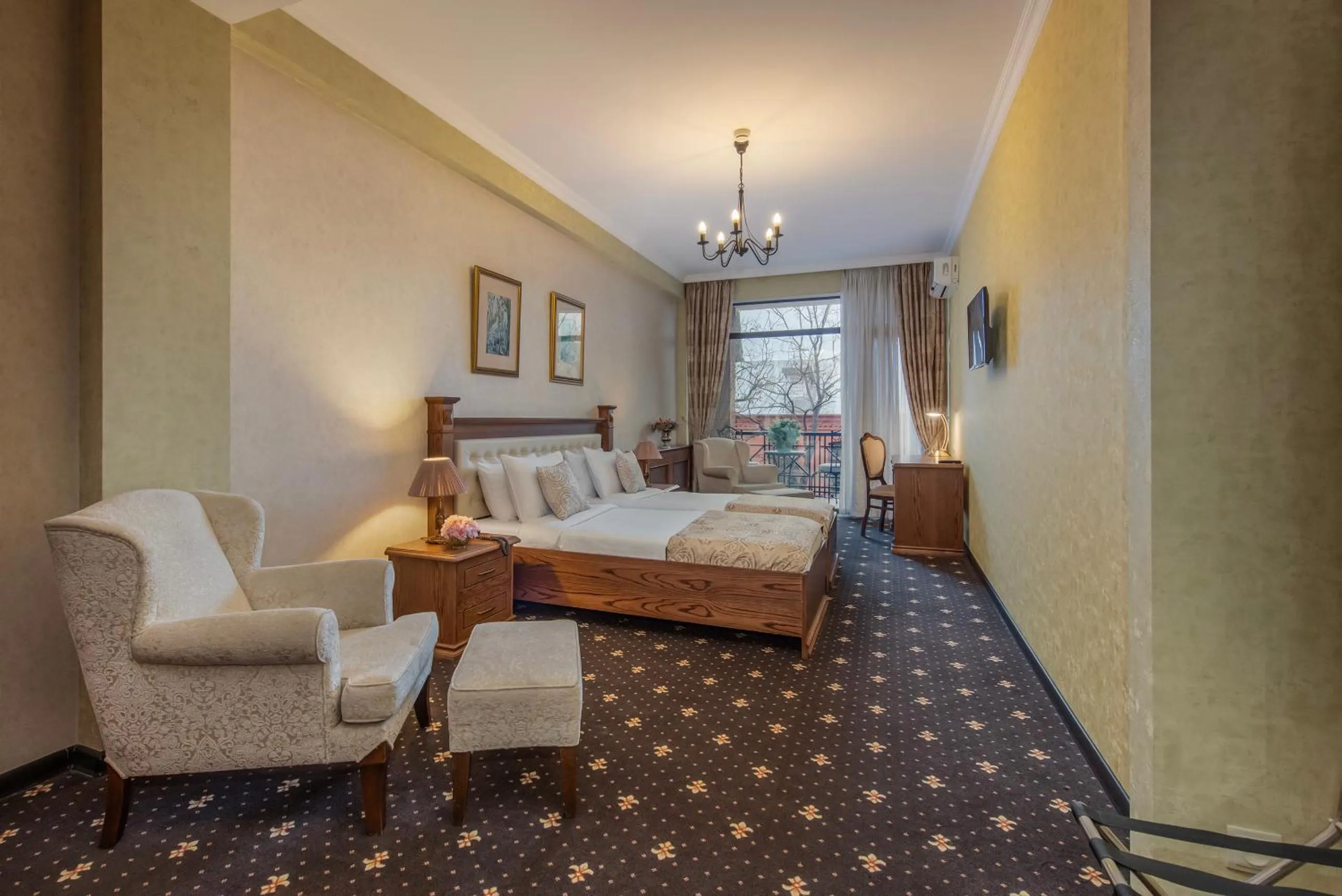 Superior Double or Twin Room with City View in Tbilisi Laerton Hotel