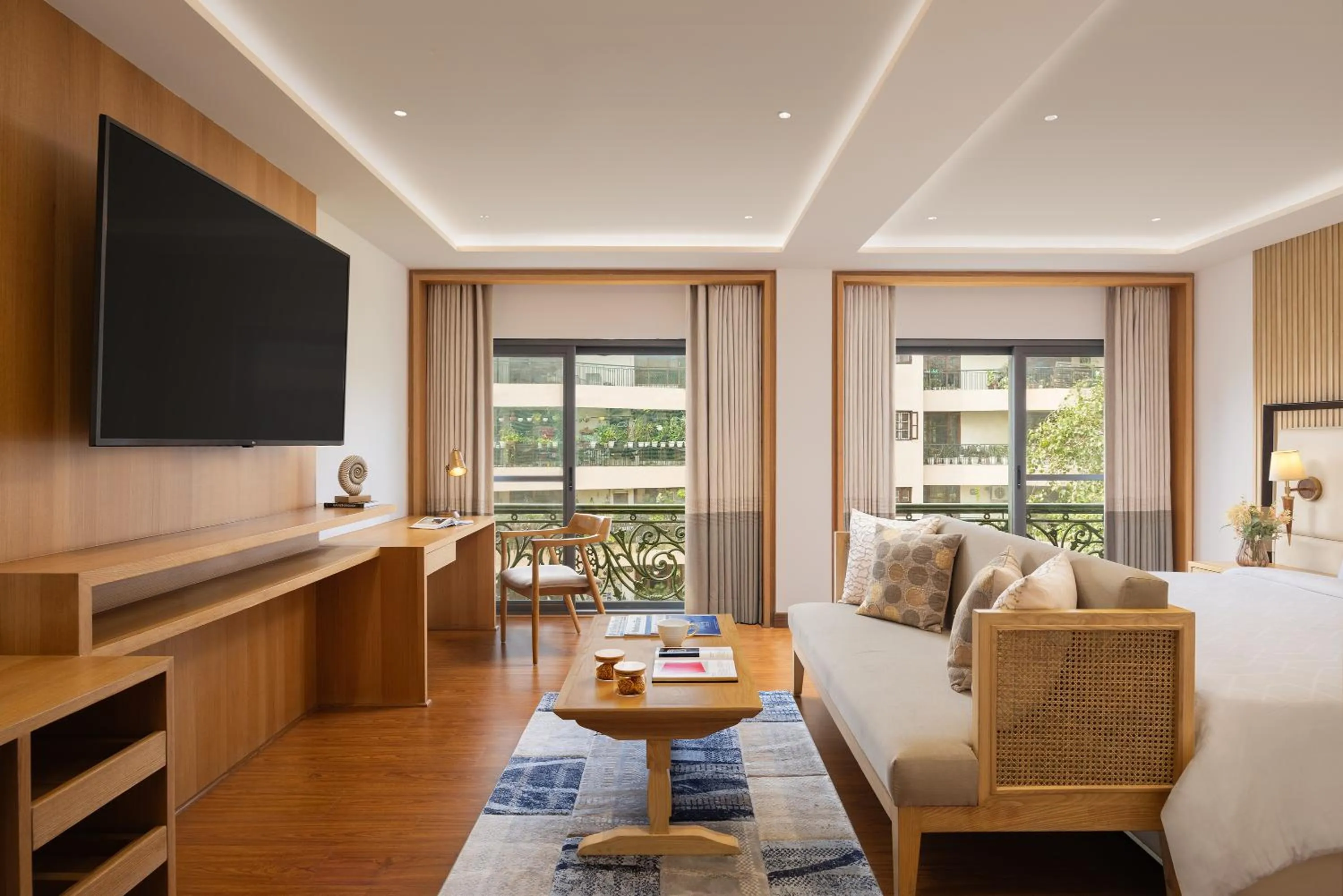 Deluxe Double Room with Balcony (Only for Domestic Guests) in Ginger Delhi, Chanakyapuri