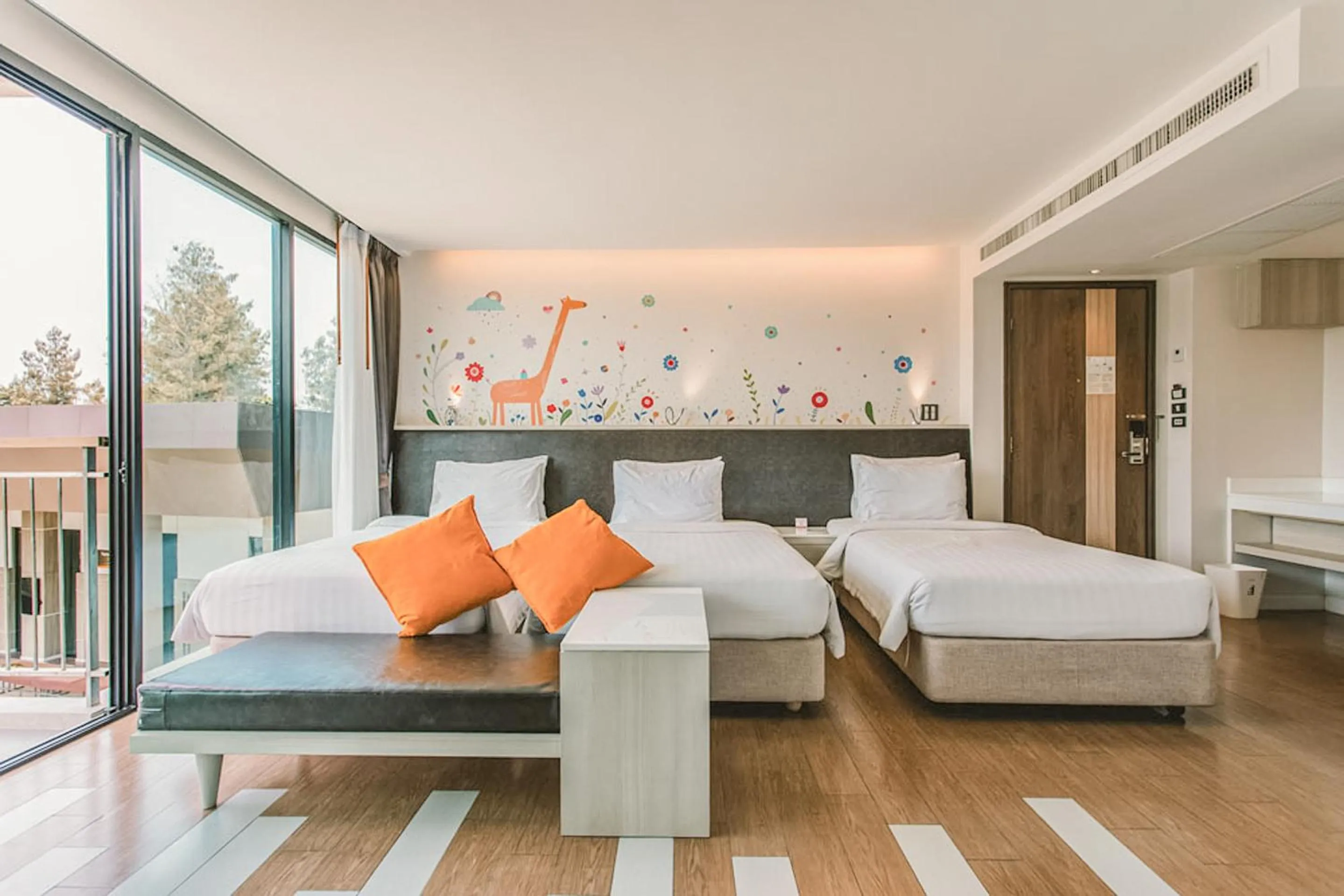 Family in Sand Dunes Chaolao Beach Resort