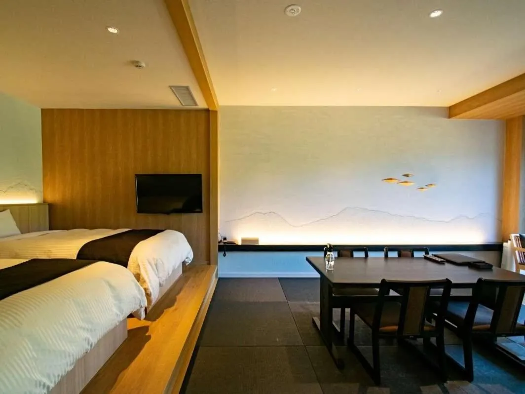 Premium Quadruple Room with Tatami Area - 2nd Floor in Senomoto Kogen Hotel