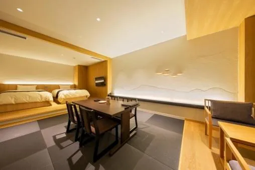 Premium Quadruple Room with Tatami Area with Mountain View- 2nd Floor in Senomoto Kogen Hotel