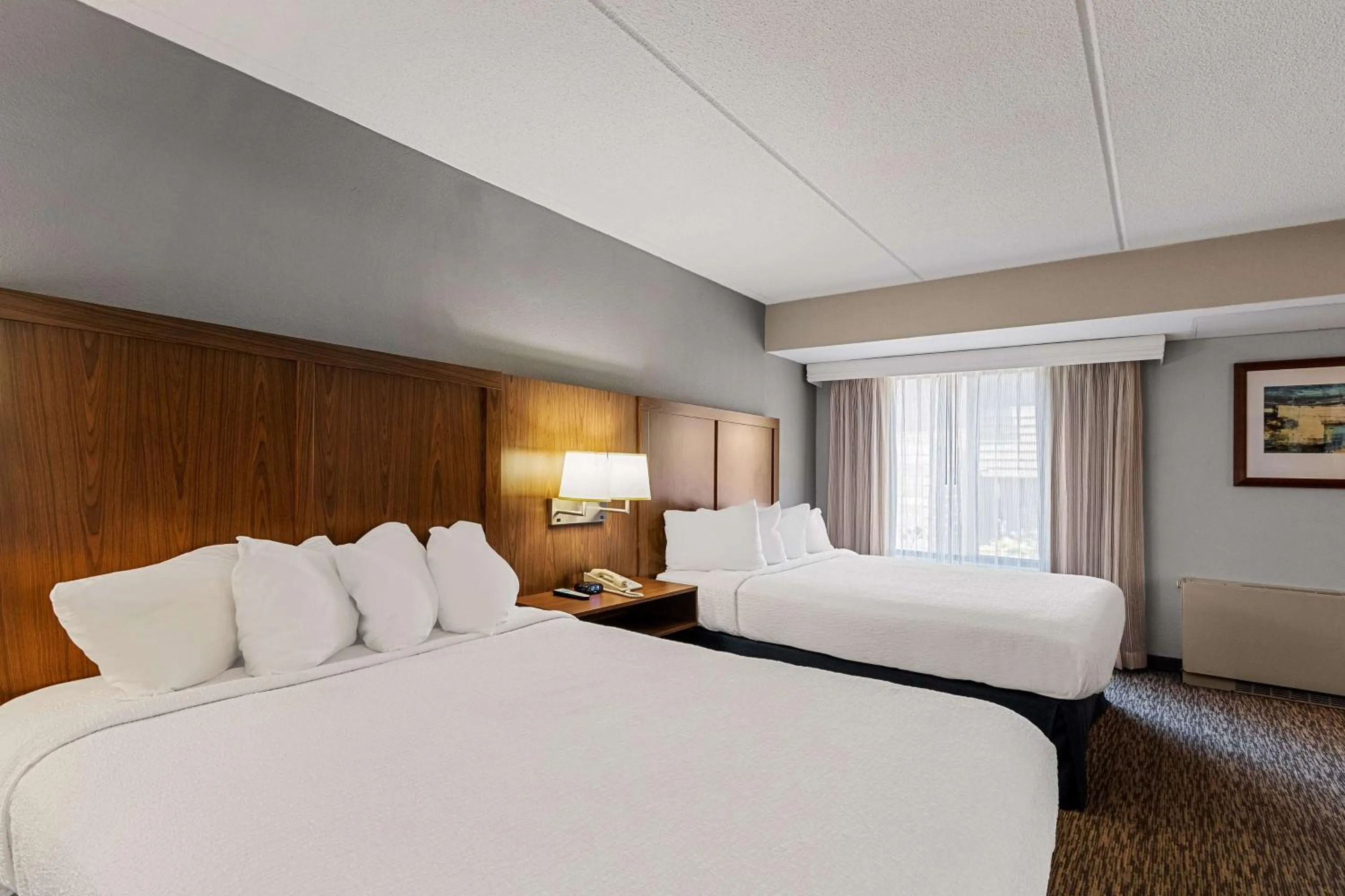 Queen Room with Two Queen Beds and Sofa Bed - Mobility Accessible in Best Western Bridgeview Hotel