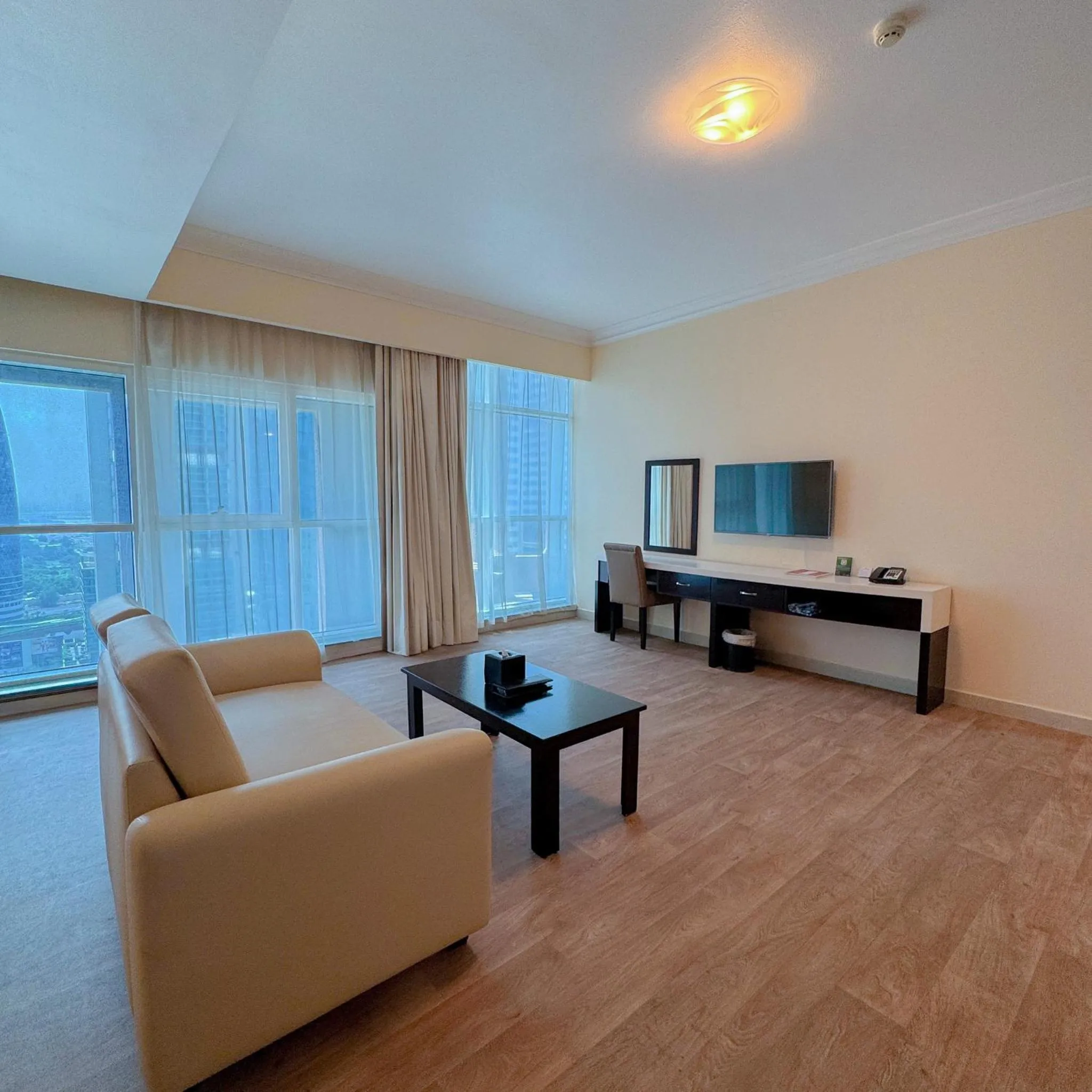 Executive Twin Room with Burj Khalifa View in Emirates Grand Hotel