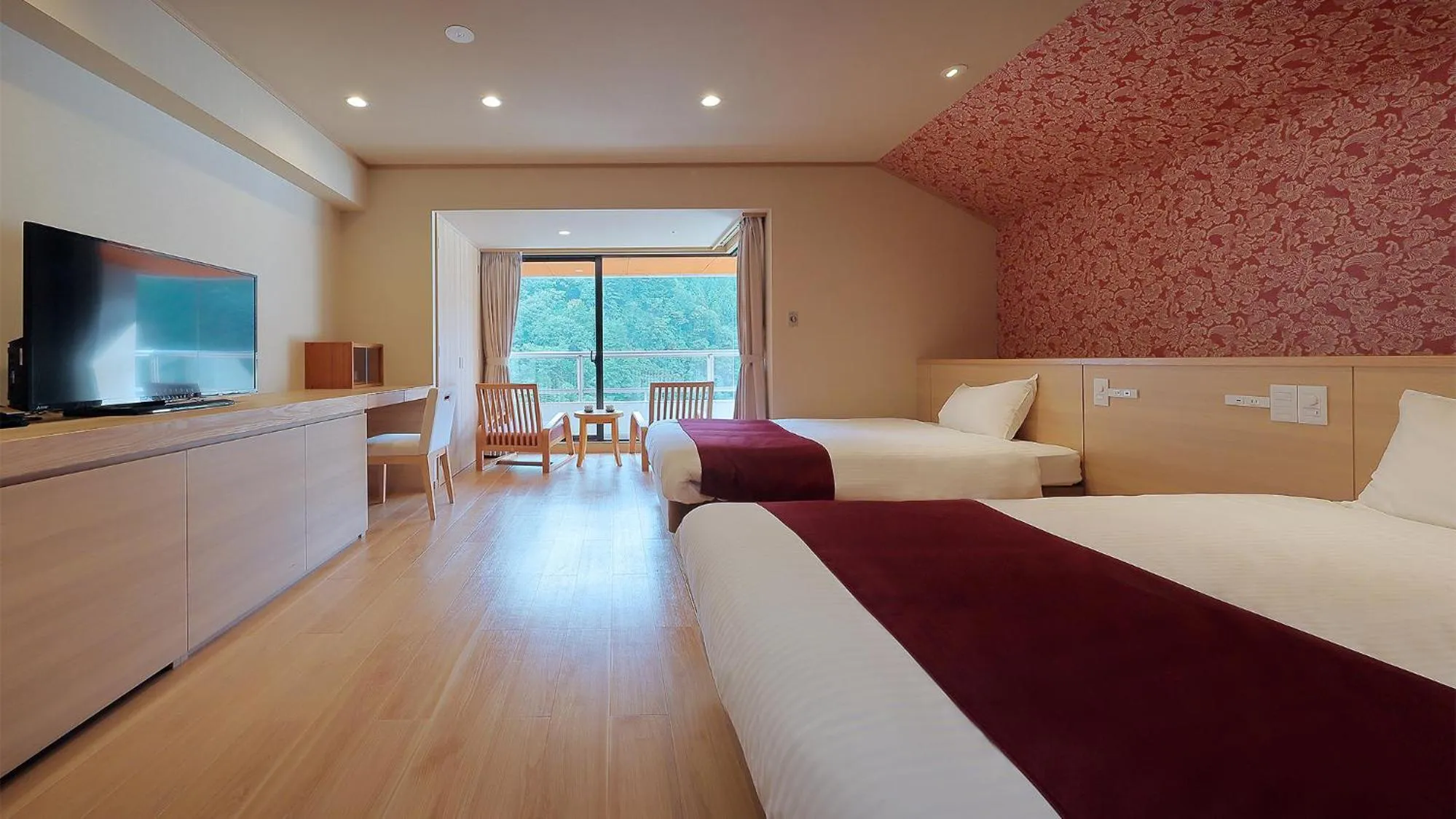 Standard Twin Room in Hotel Sunshine Kinugawa