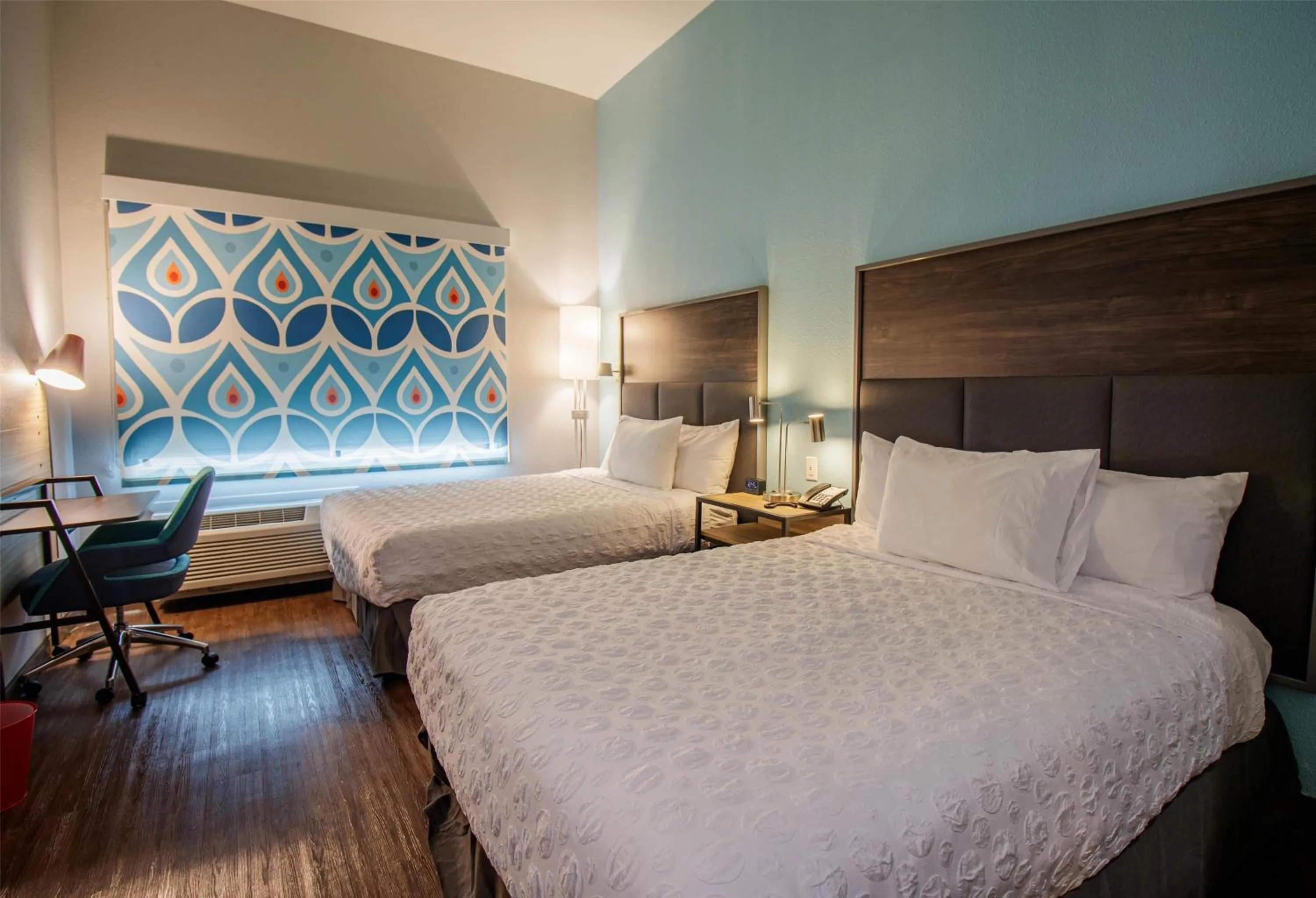 Queen Room with Two Queen Beds and Walk-In Shower in Tru By Hilton Mckinney