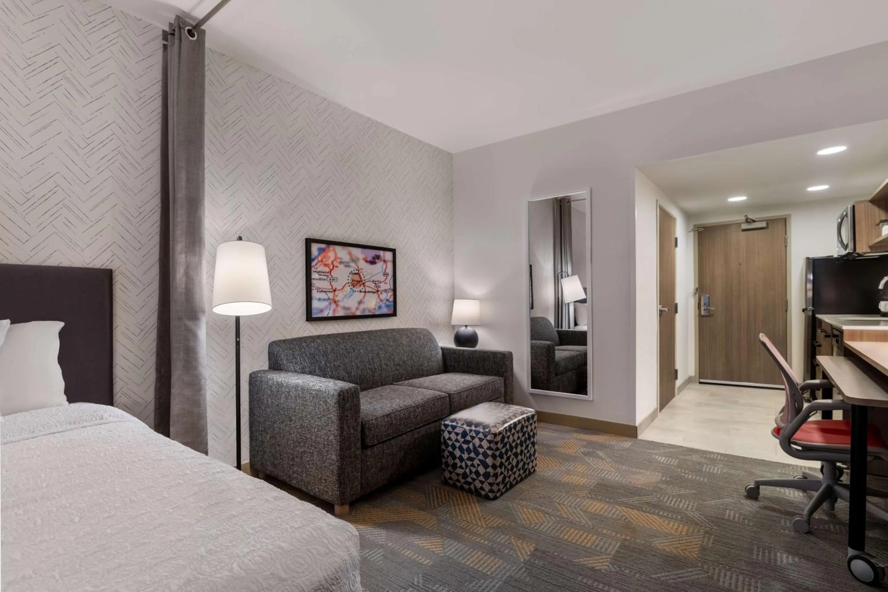 One-Bedroom King Suite in Home2 Suites By Hilton Troy, Al