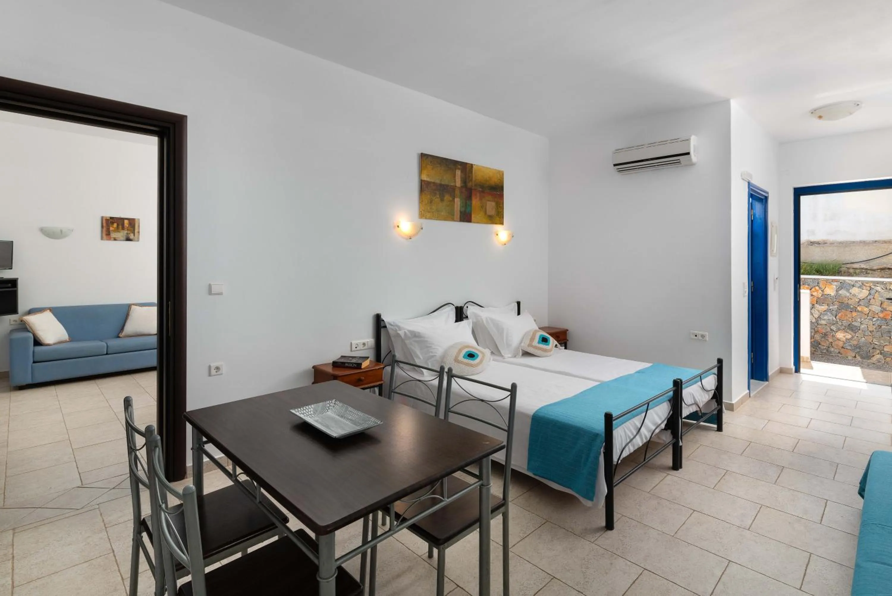 Family Apartment in 'Lindian Myth' Sea View Studios