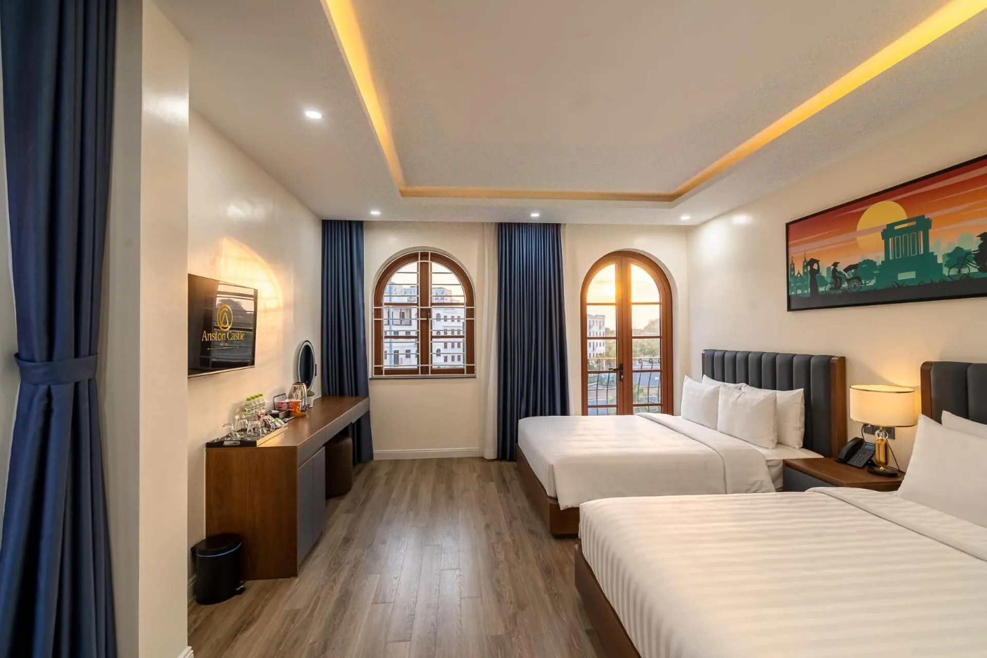 Family Room in Anston Castle Hotel Phu Quoc Sunset Town