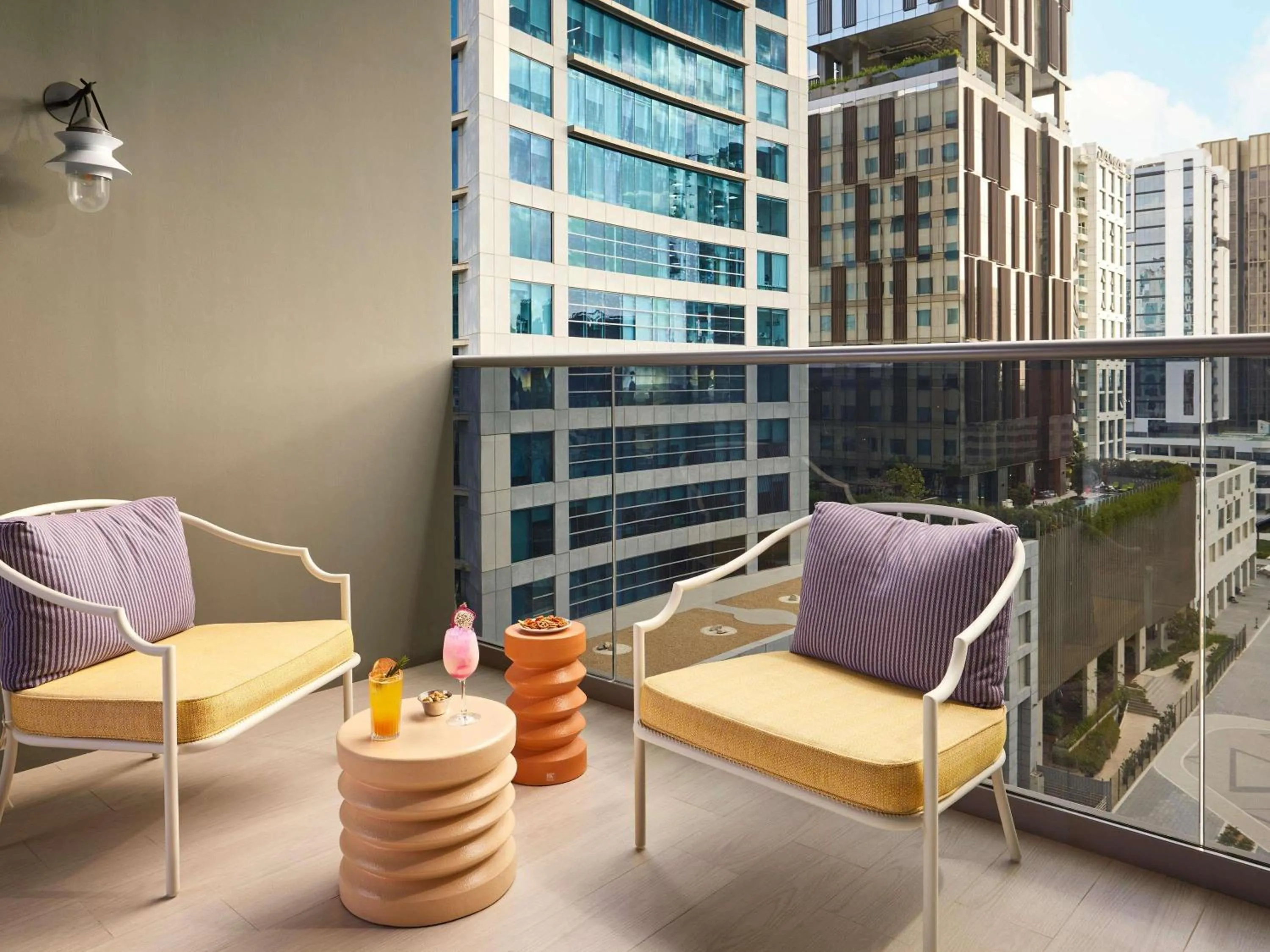 Medium Mama Twin Room with Terrace in Mama Shelter Dubai