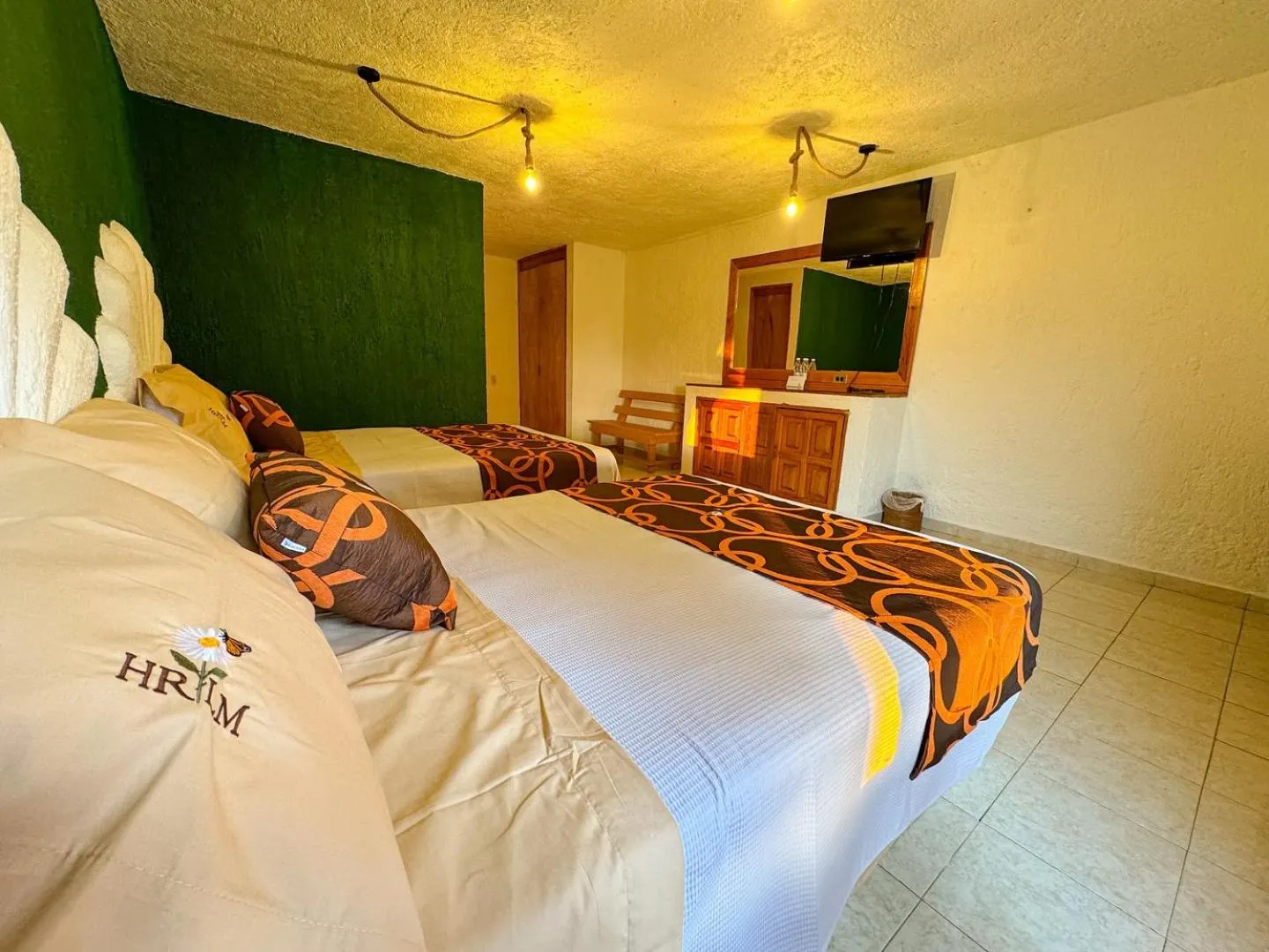 Double Room with Two Double Beds in Hotel Rancho Las Margaritas