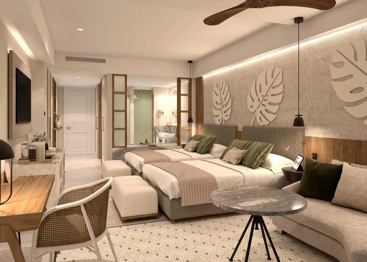 Junior Suite Partial Ocean View Double Bed  in Secrets Playa Esmeralda Resort & Spa - All Inclusive