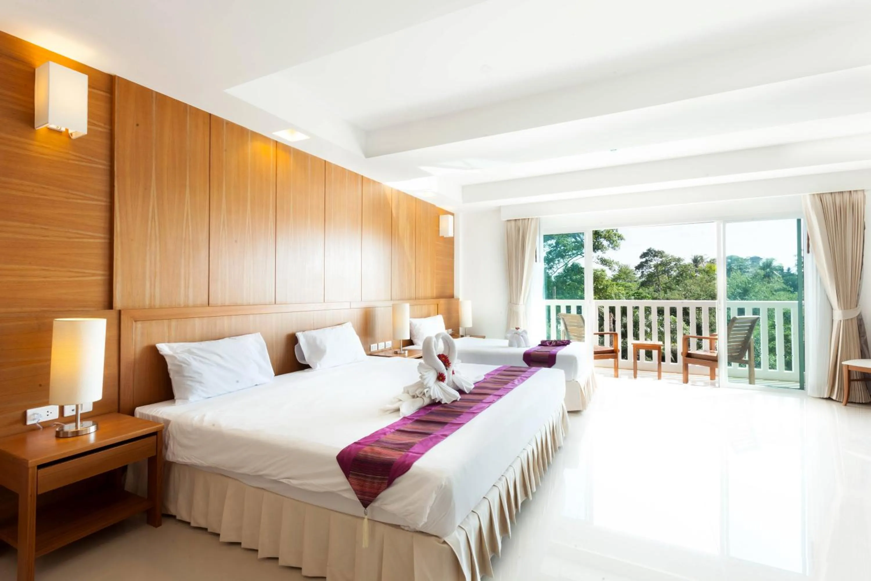 Family Room with Balcony in Rawai Princess Hotel