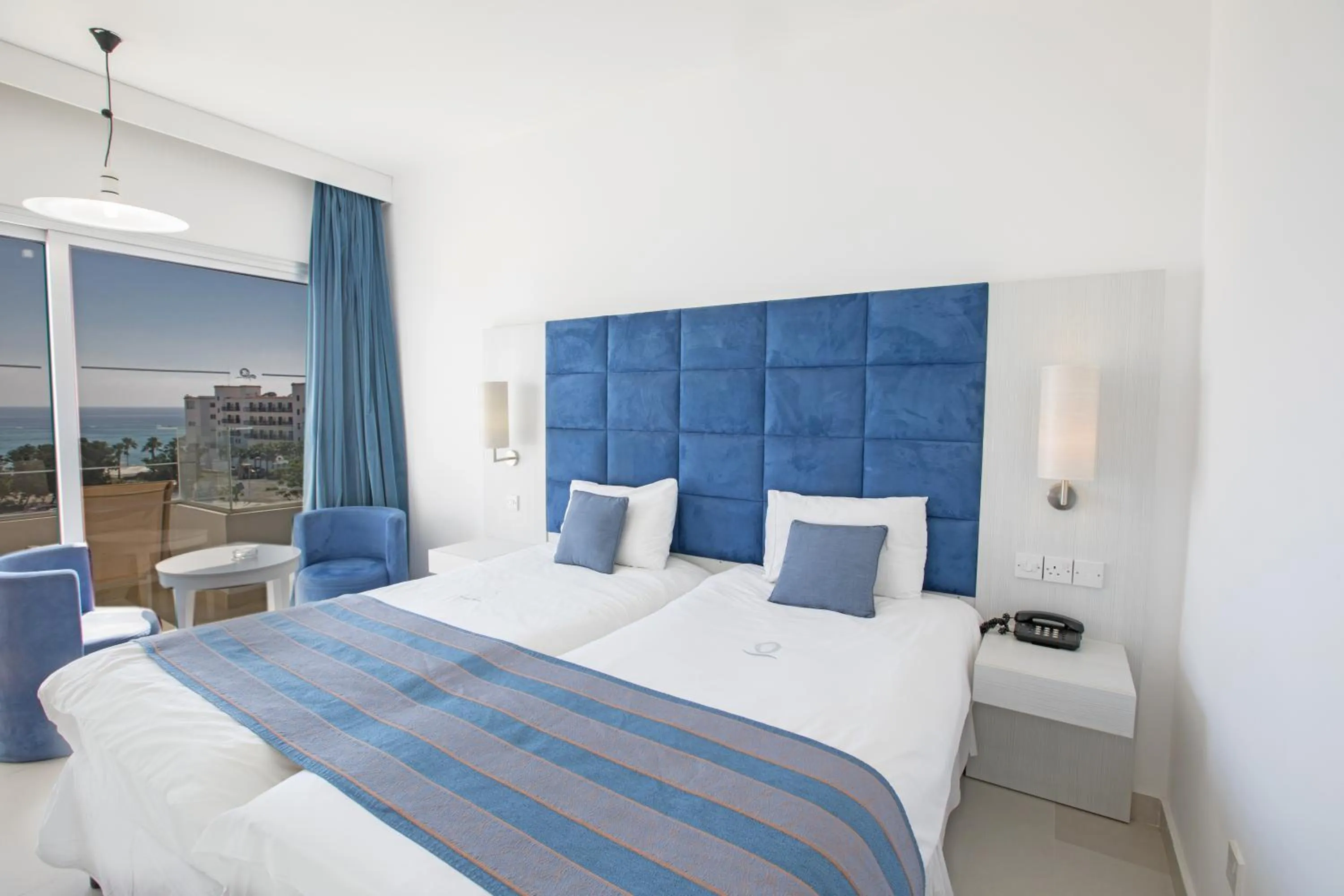 Double or Twin Room with Partial Sea View in Odessa Beach Hotel