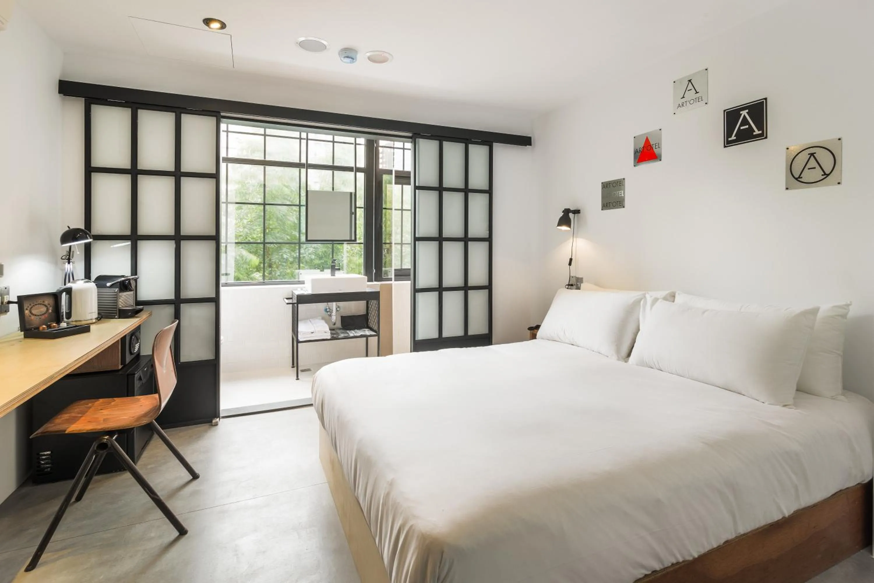 Medium Double Room with Garden View in ART'OTEL Ximending TAIPEI