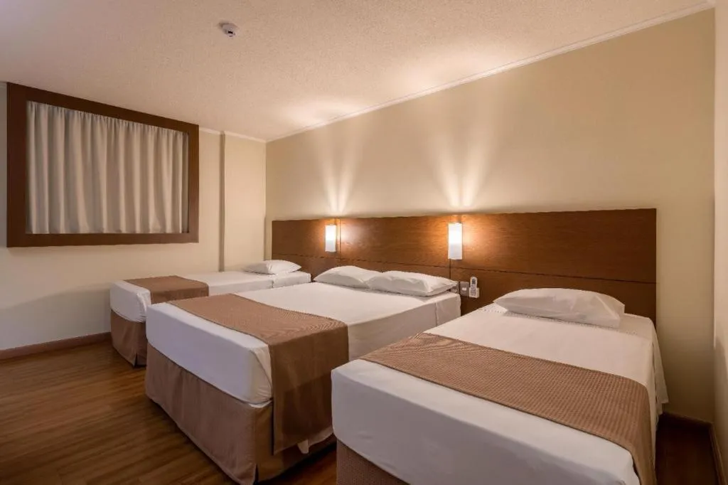 Quadruple Room - single occupancy in Hotel Caiuá Cascavel