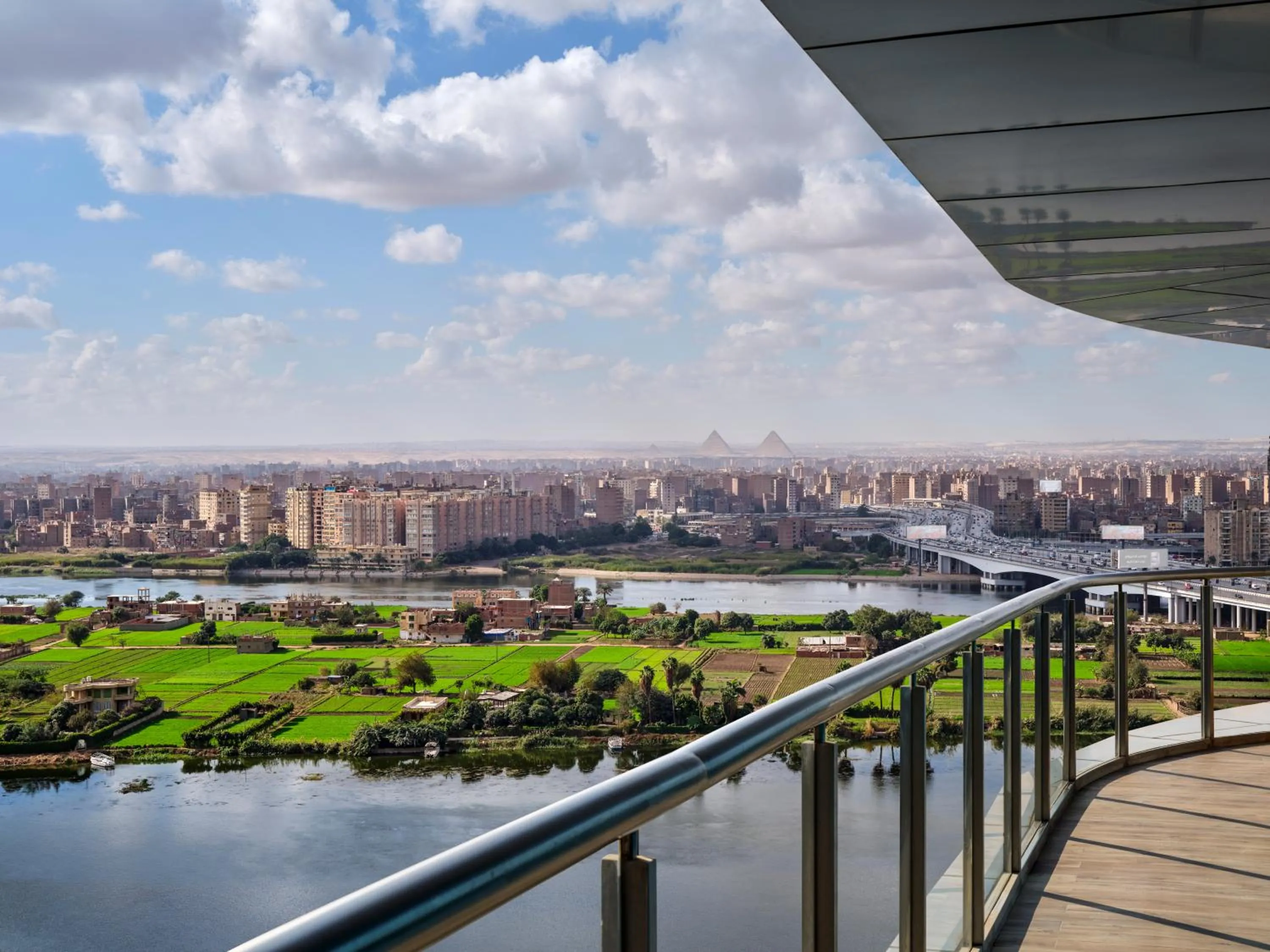 Two-Bedroom Family Connecting Suite with Lounge Access in Hilton Cairo Nile Maadi