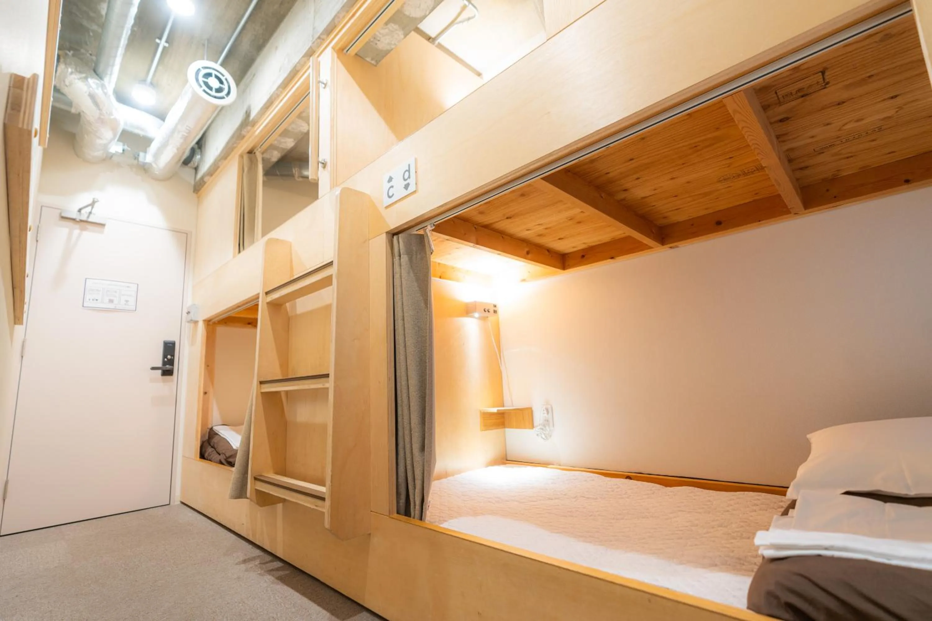 Quadruple Room with Shared Bathroom - single occupancy in Grand Hostel LDK Sapporo