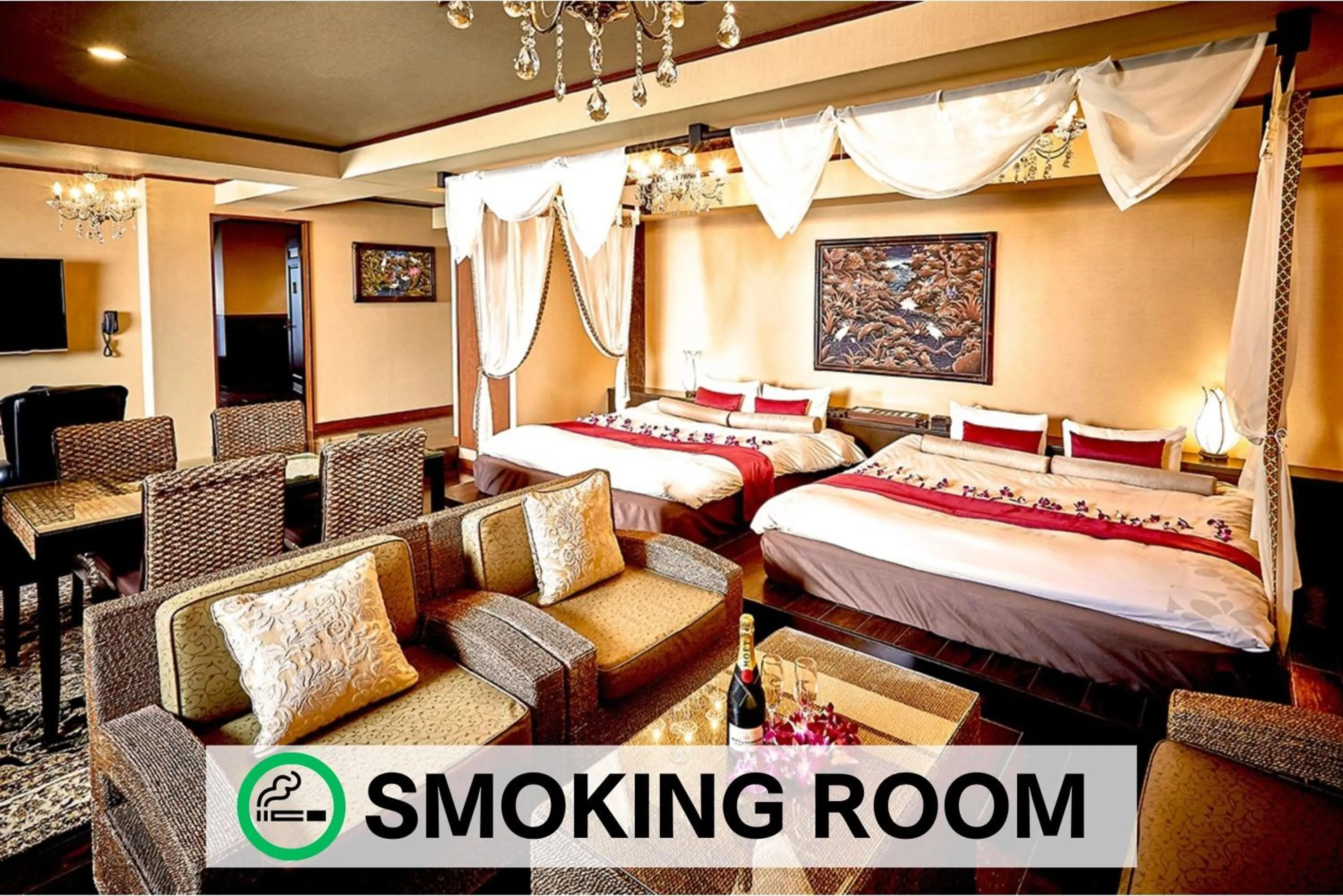 King Suite with Spa Bath in Hotel Balian Resort Chiba - Family Kids Group Concept