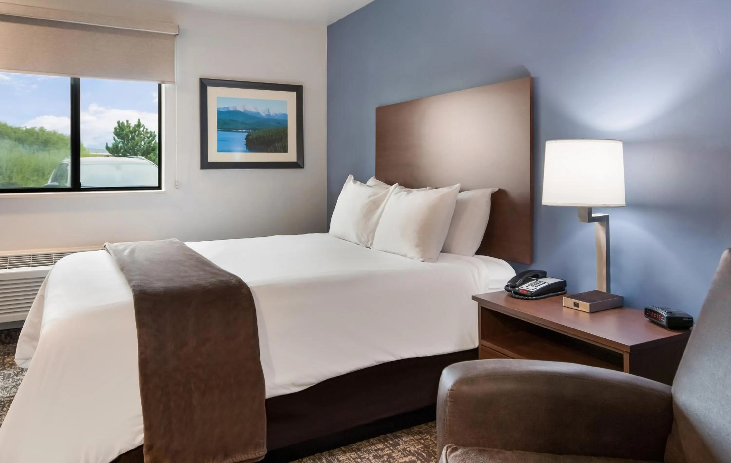 Single Queen Room in My Place Hotel-Bozeman, MT