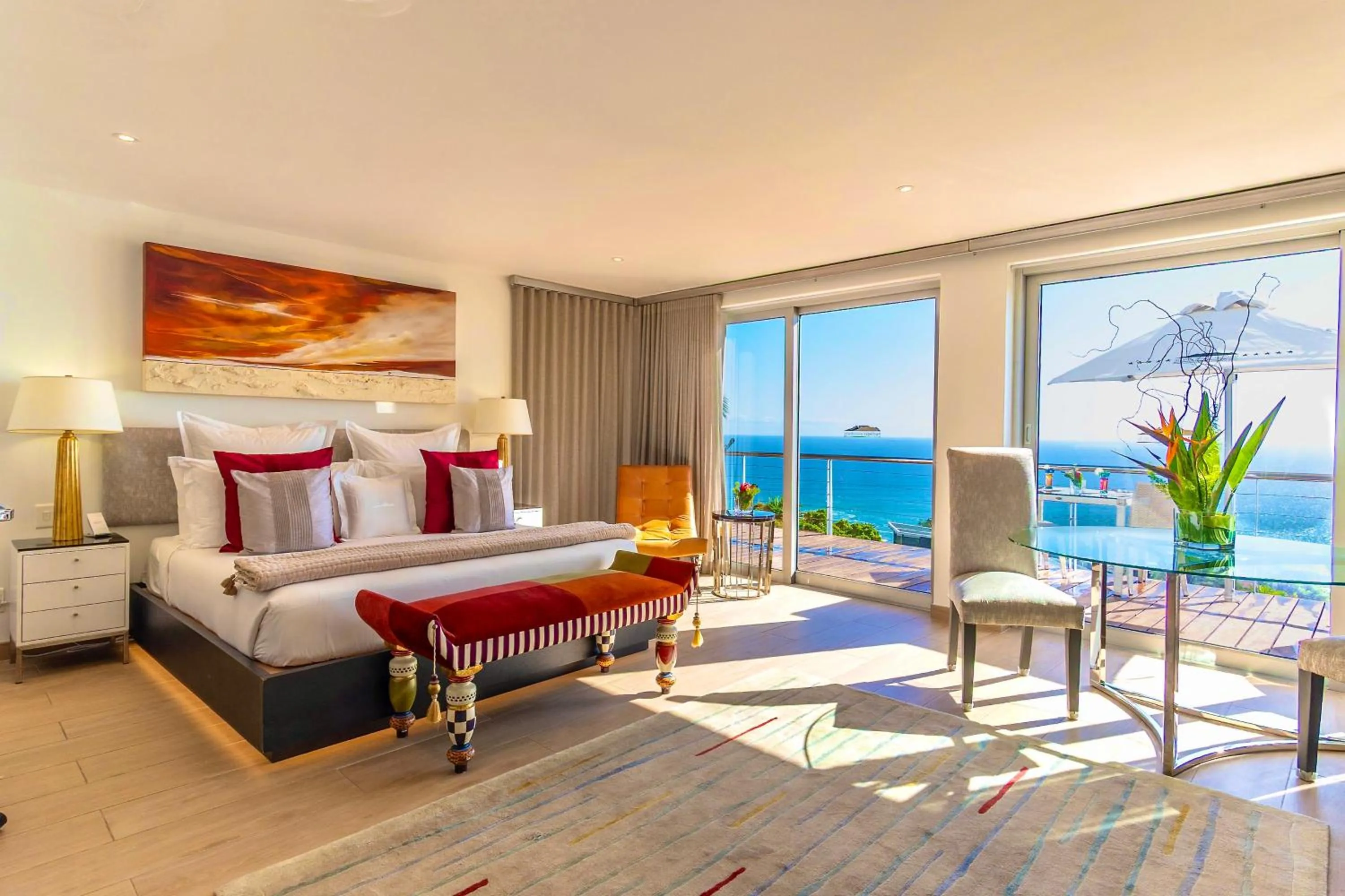 Deluxe Suite with Private Terrace and Sea View - Penthouse Suite  in Atlanticview Cape Town Boutique Hotel