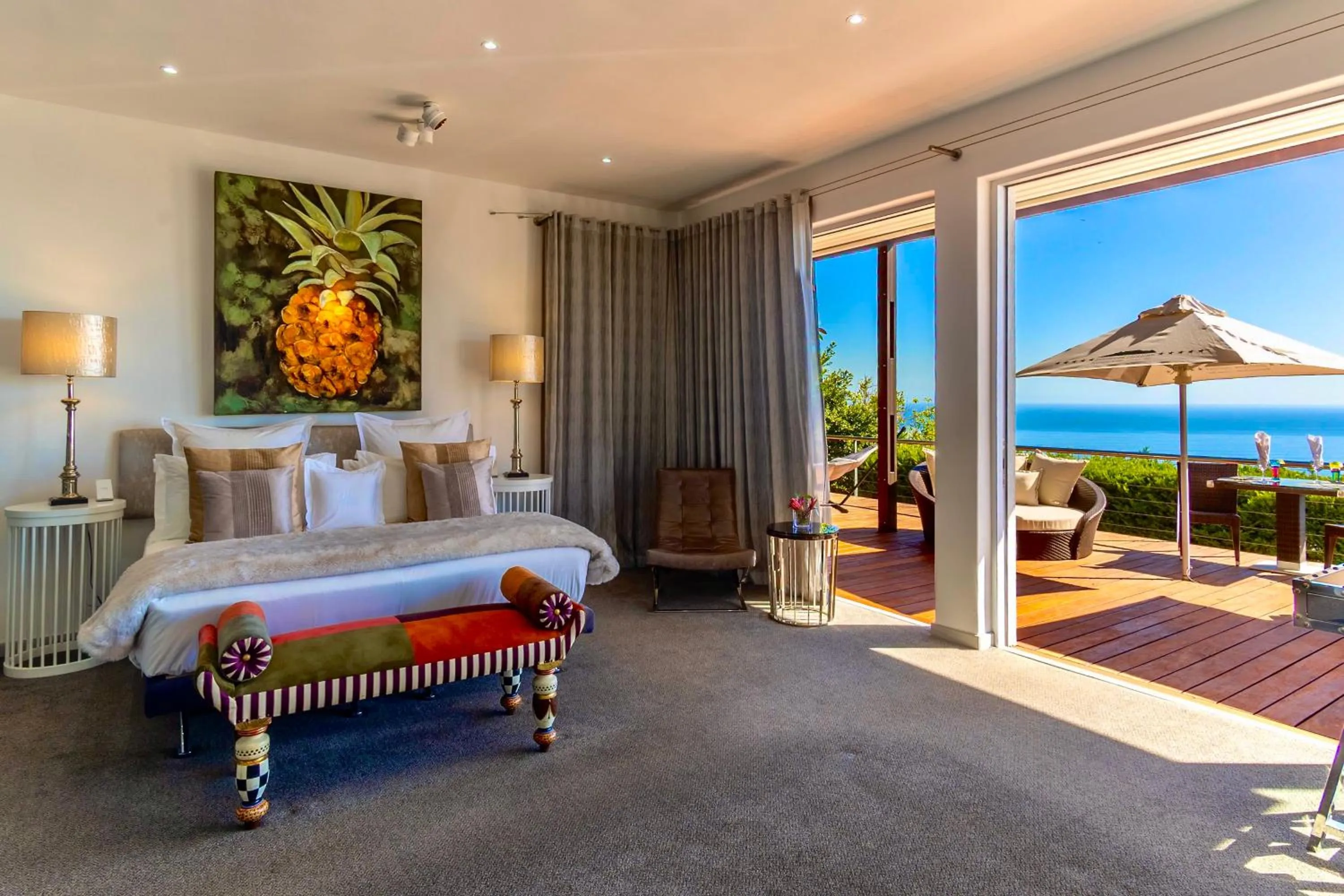 Luxury Suite with Terrace and Sea View - Royal Suite in Atlanticview Cape Town Boutique Hotel