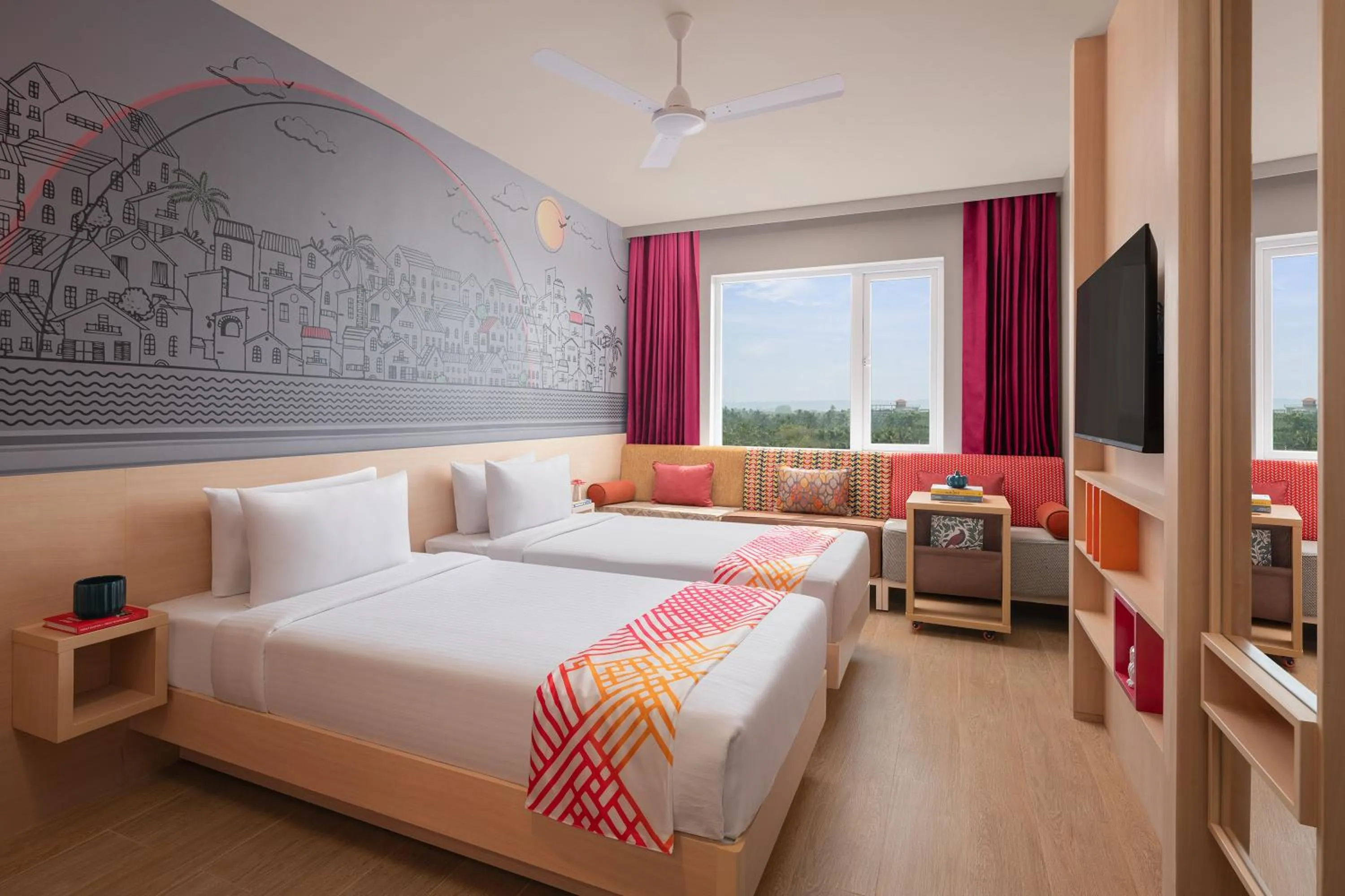 Luxe Twin Room-Tropical View in Ginger Goa Candolim