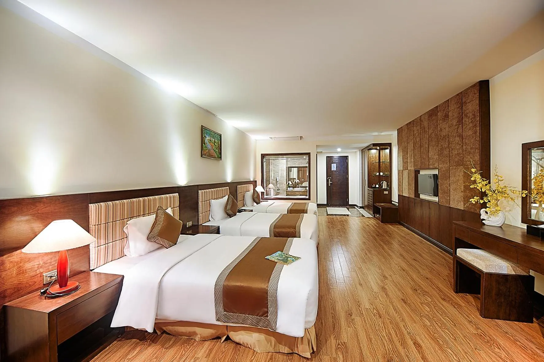 Deluxe Triple Room with Sea View in Muong Thanh Grand Cua Lo Hotel