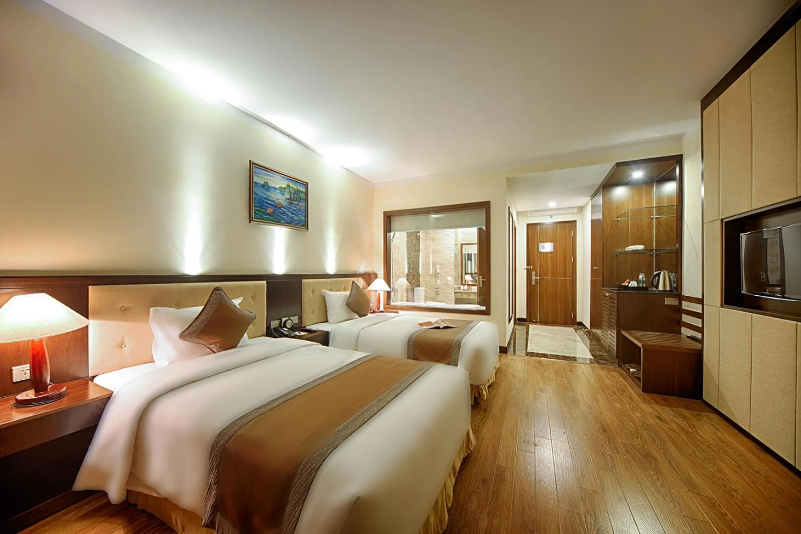 Deluxe Twin Room in Muong Thanh Grand Cua Lo Hotel