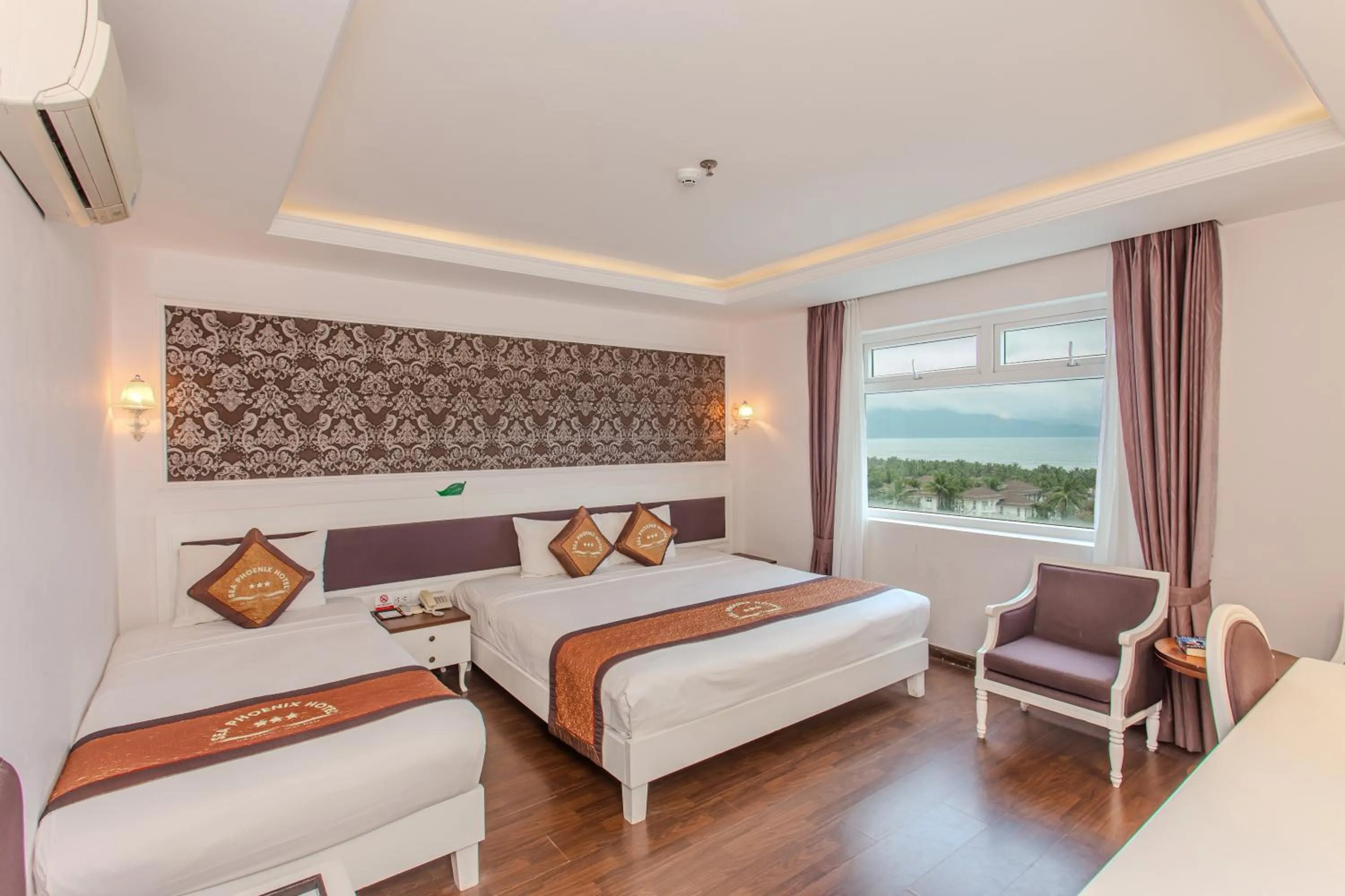 Family Room with Sea View in Sea Phoenix Hotel Da Nang