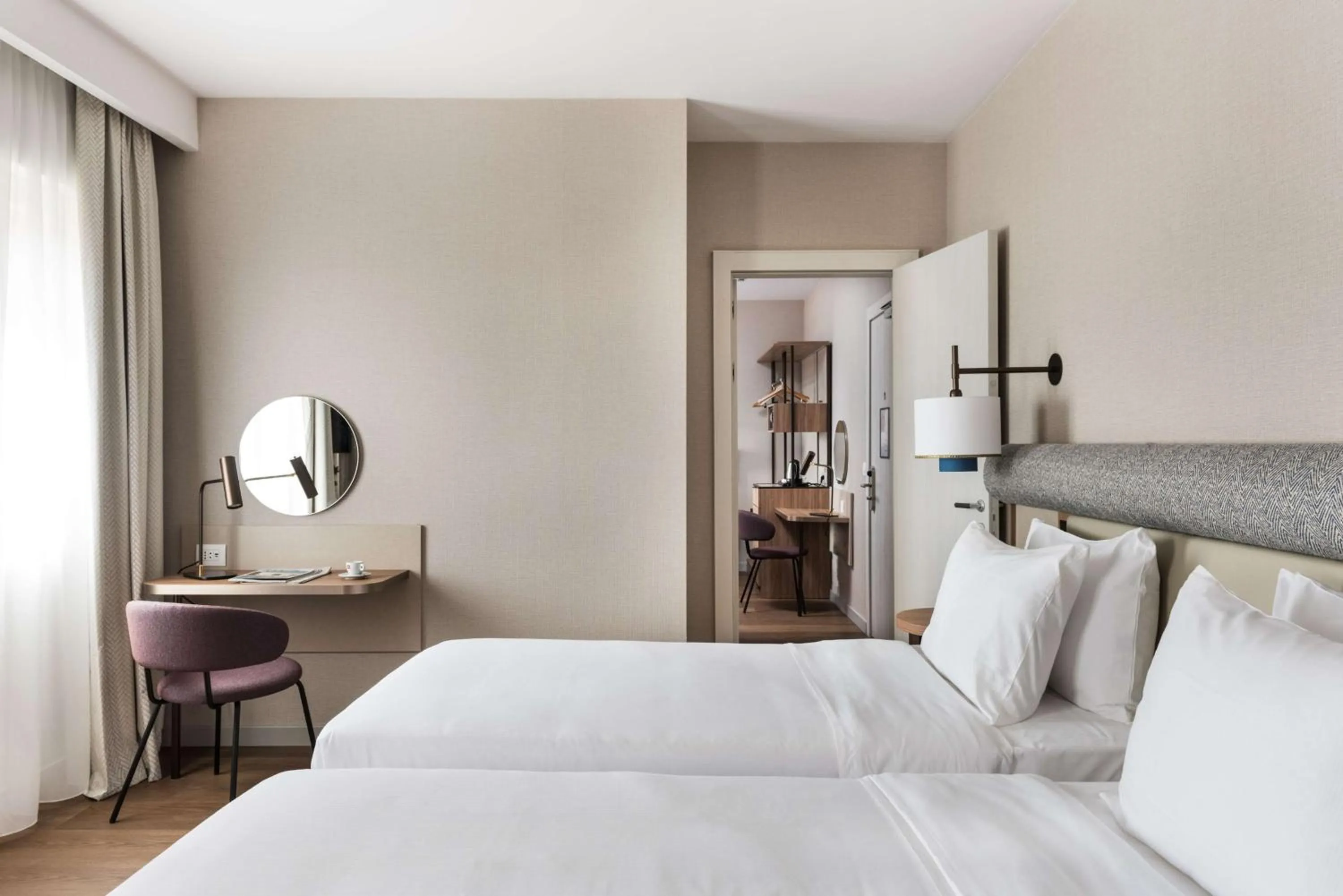 Twin Room in Ambasciatori Hotel Venice Mestre, Tapestry Collection by Hilton