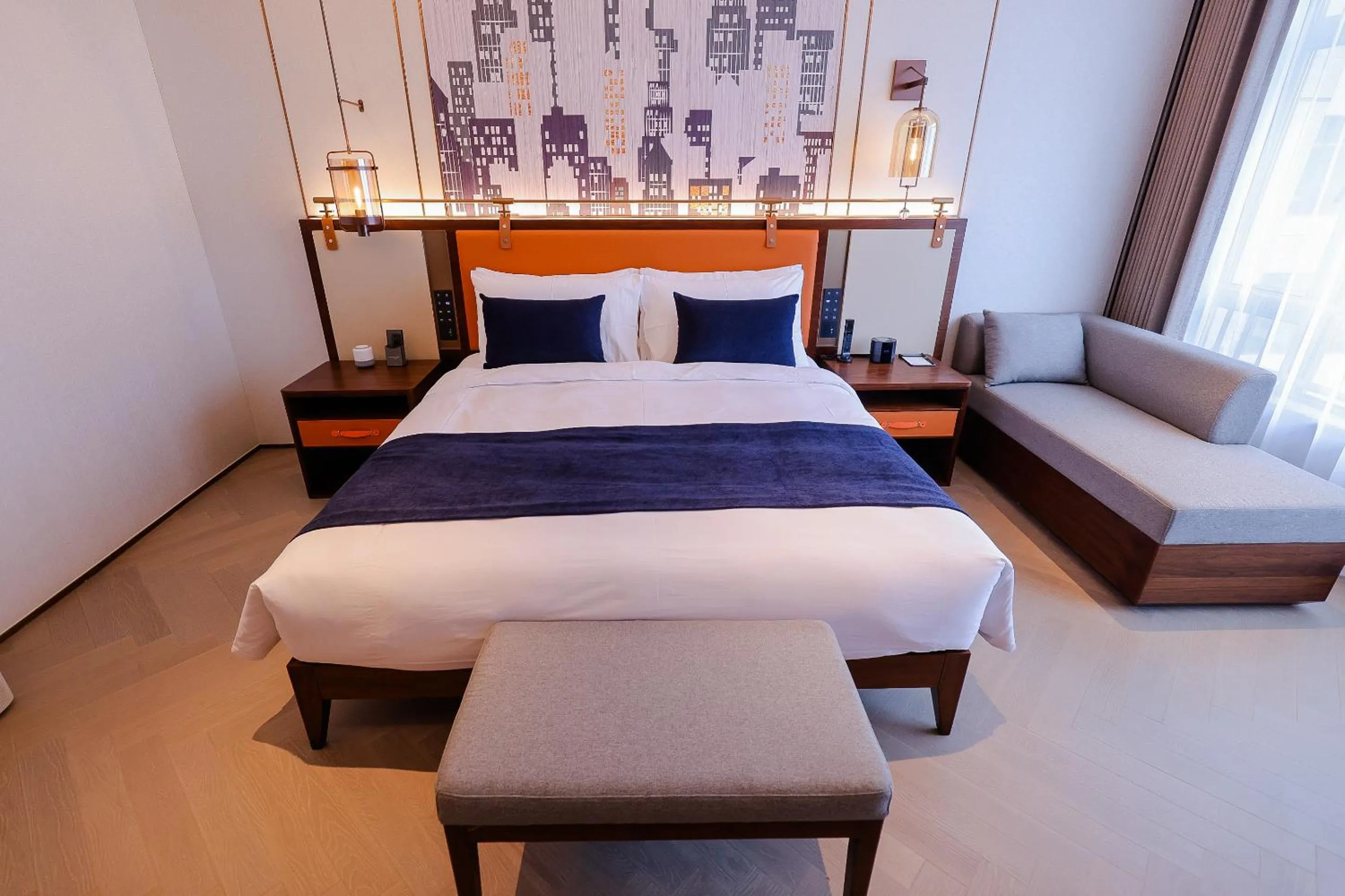 Deluxe Double Room in Shanghai Hongqiao Yankuang Tulip Hotel