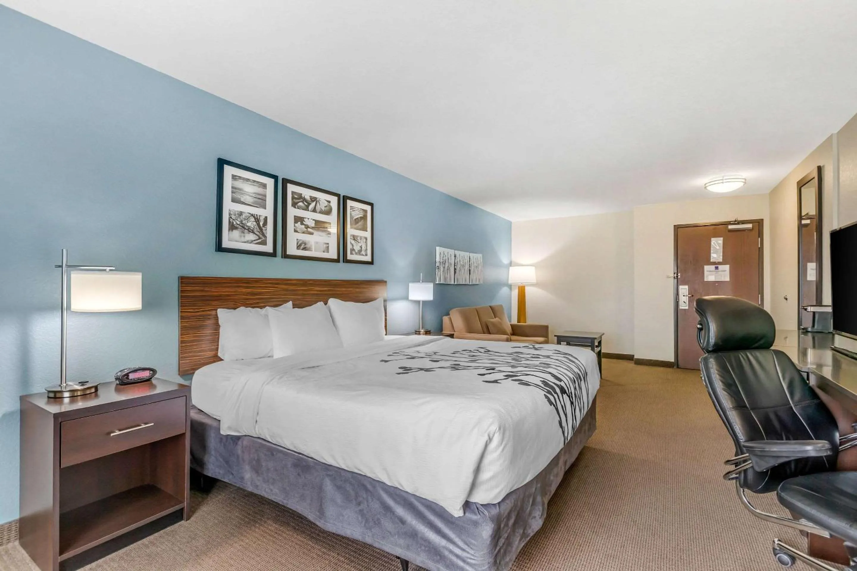 King Suite with Sofa Bed - Non-Smoking in Sleep Inn & Suites Ames near ISU Campus