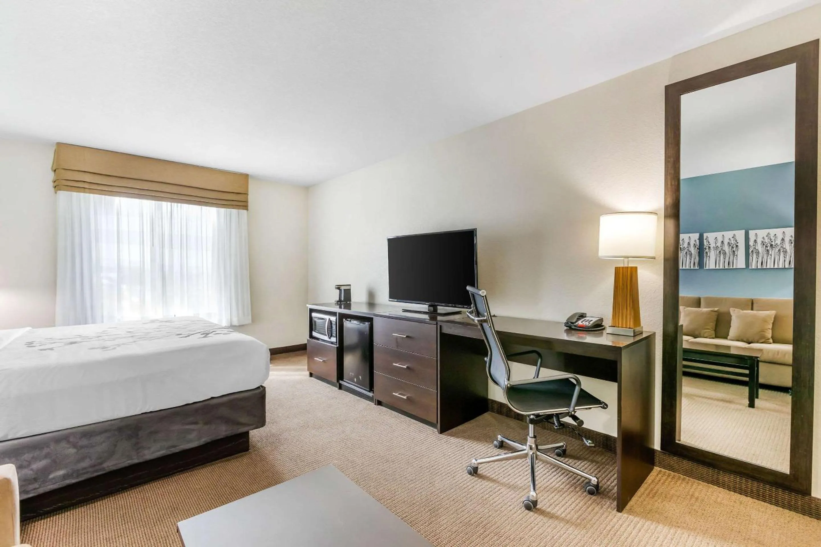 King Suite with Sofa Bed - Non-Smoking in Sleep Inn & Suites Ames near ISU Campus