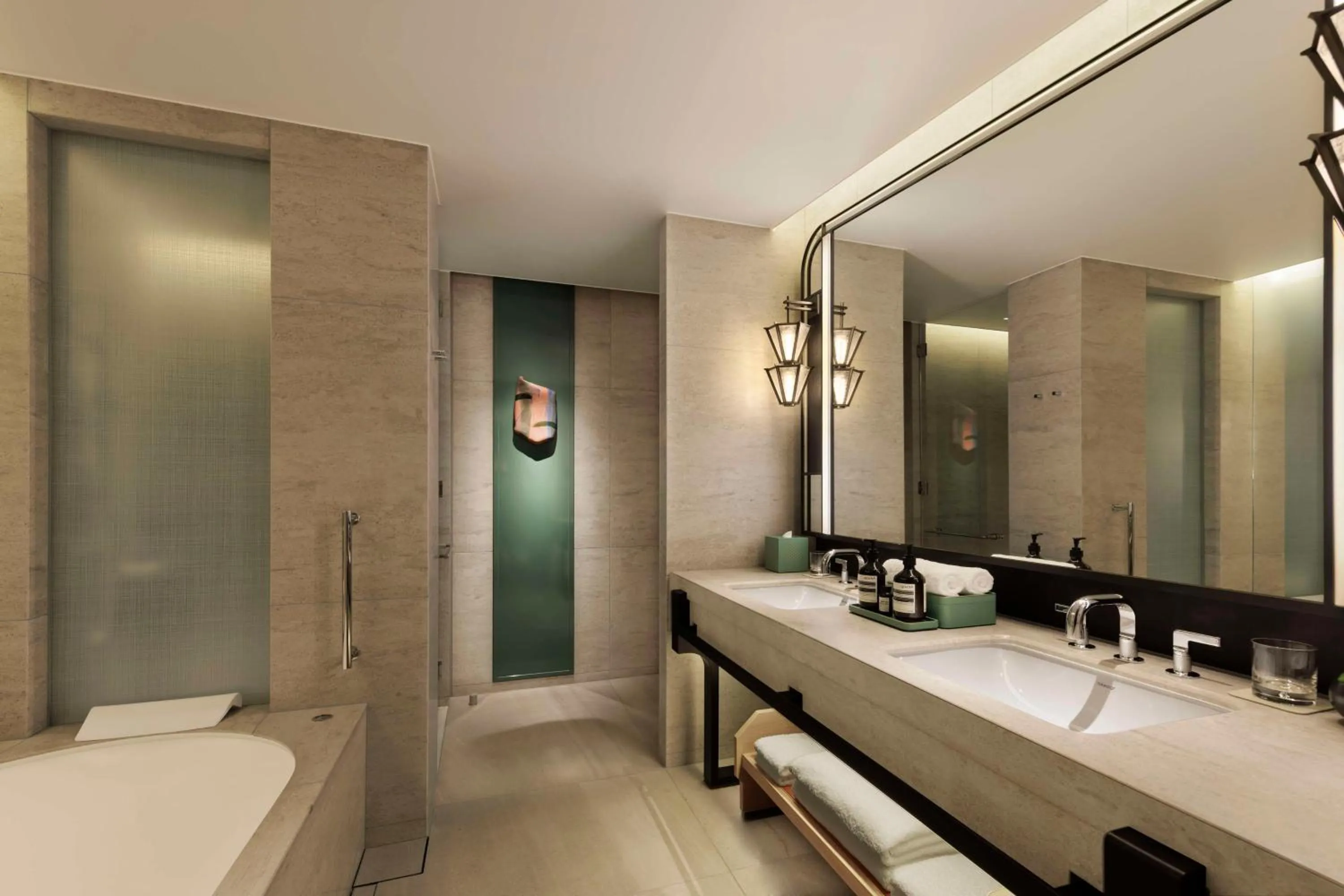 Premier King Room with River View in Waldorf Astoria Osaka