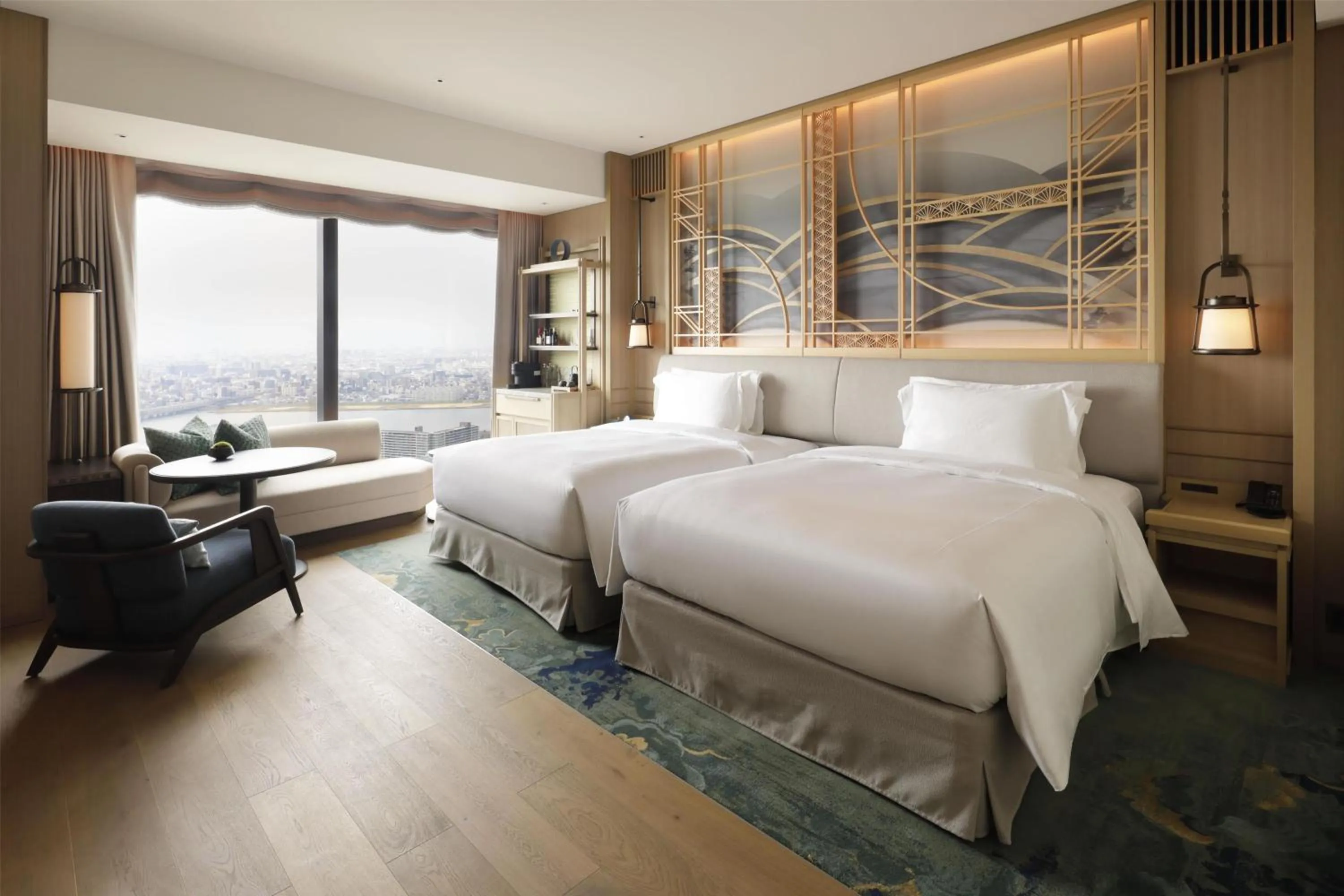 Premier Queen Room with Two Queen Beds in Waldorf Astoria Osaka