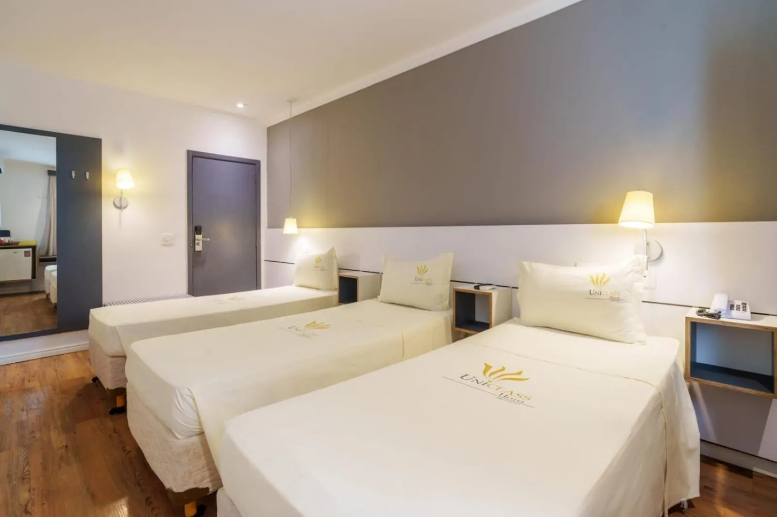 Triple Room in Uniclass Hotel Pinheiros