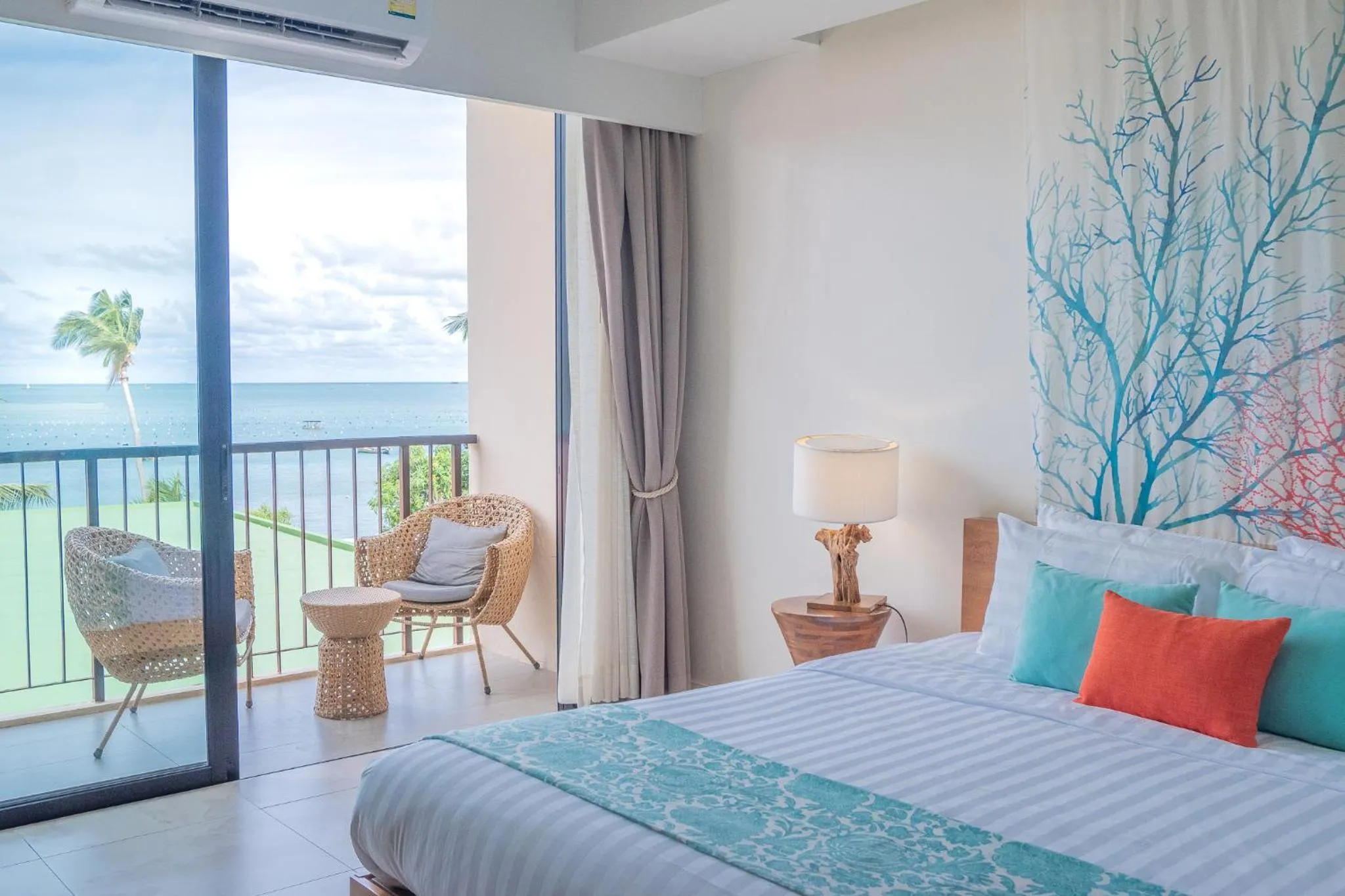 Double or Twin Room with Sea View in Bandara Beach Resort, Phuket