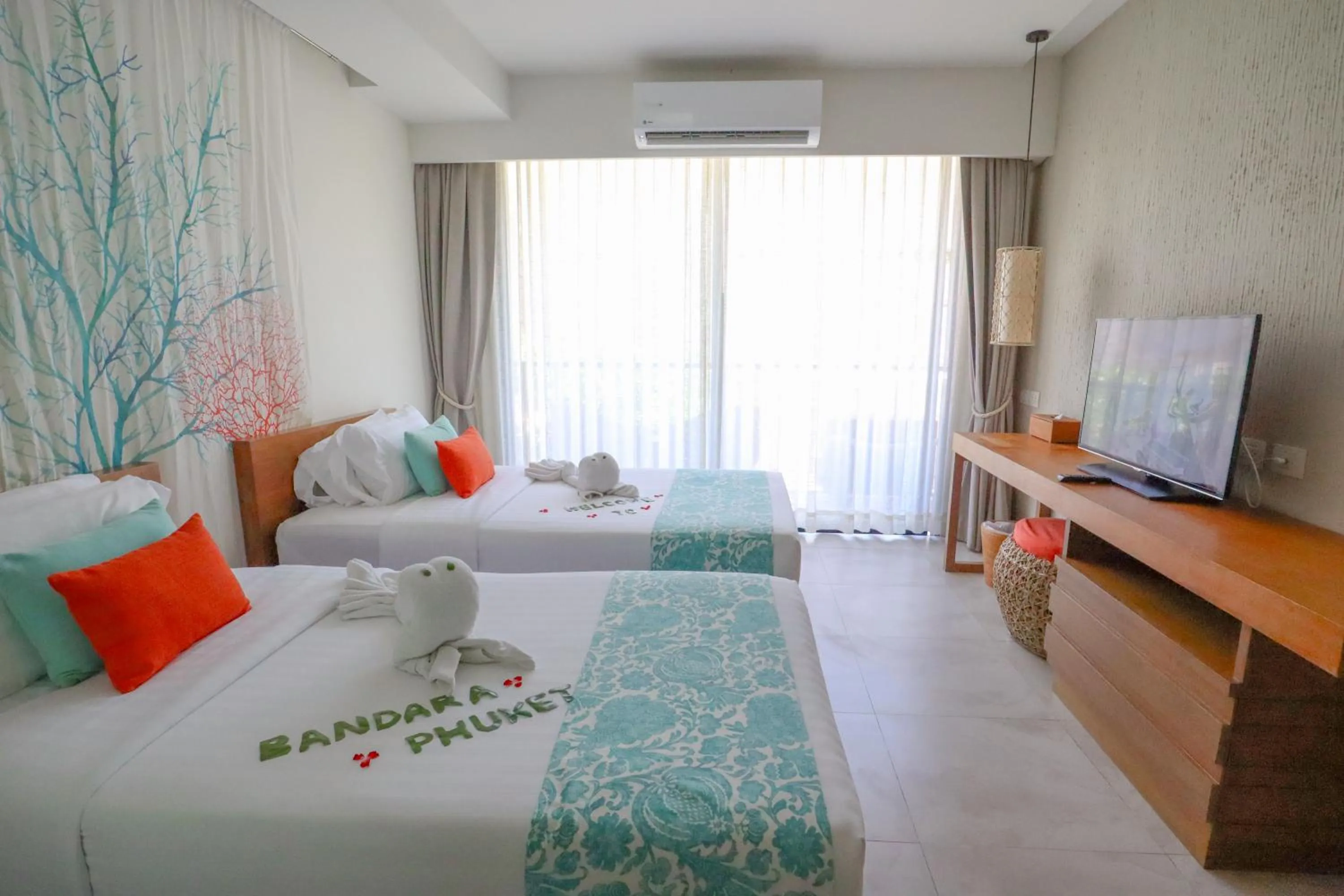 Double or Twin Room with Partial Sea View in Bandara Beach Resort, Phuket