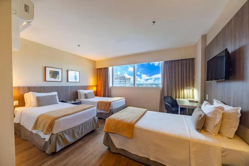 Standard Triple - single occupancy - 3 Single Beds in Intercity Salvador Aeroporto