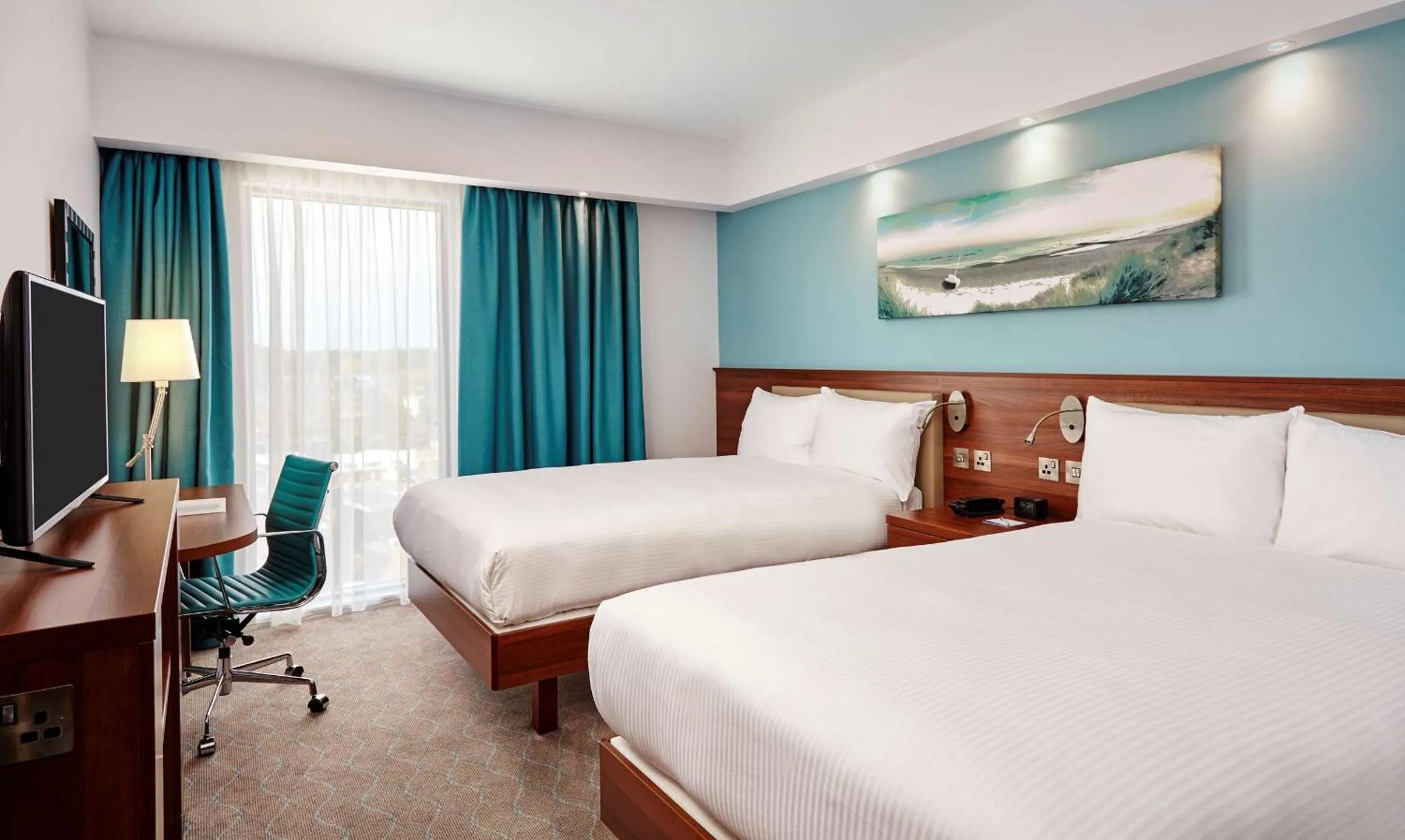 Twin Room in Hampton by Hilton Bournemouth