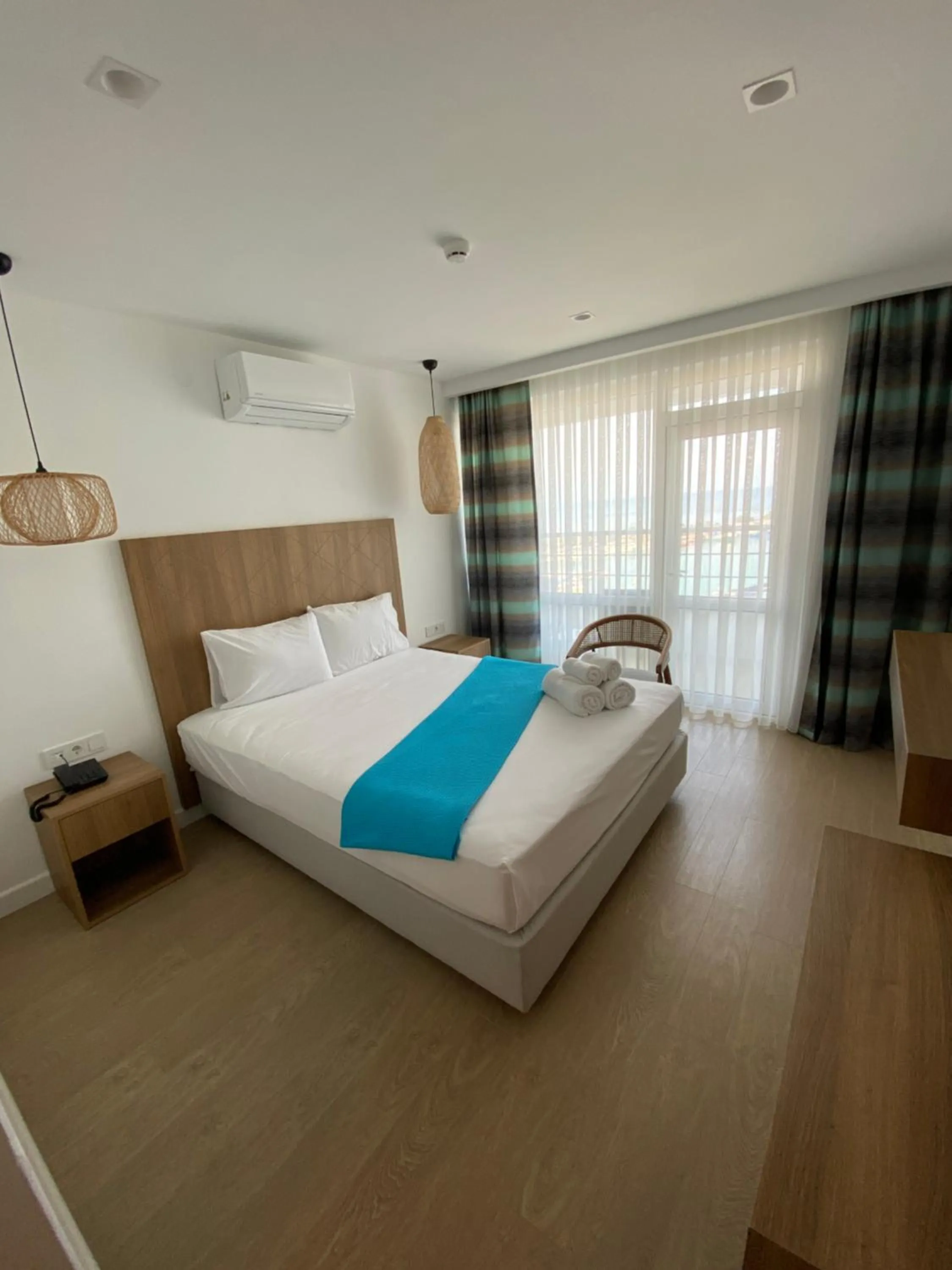 Deluxe Double Room with Sea View in Finike Marina Hotel