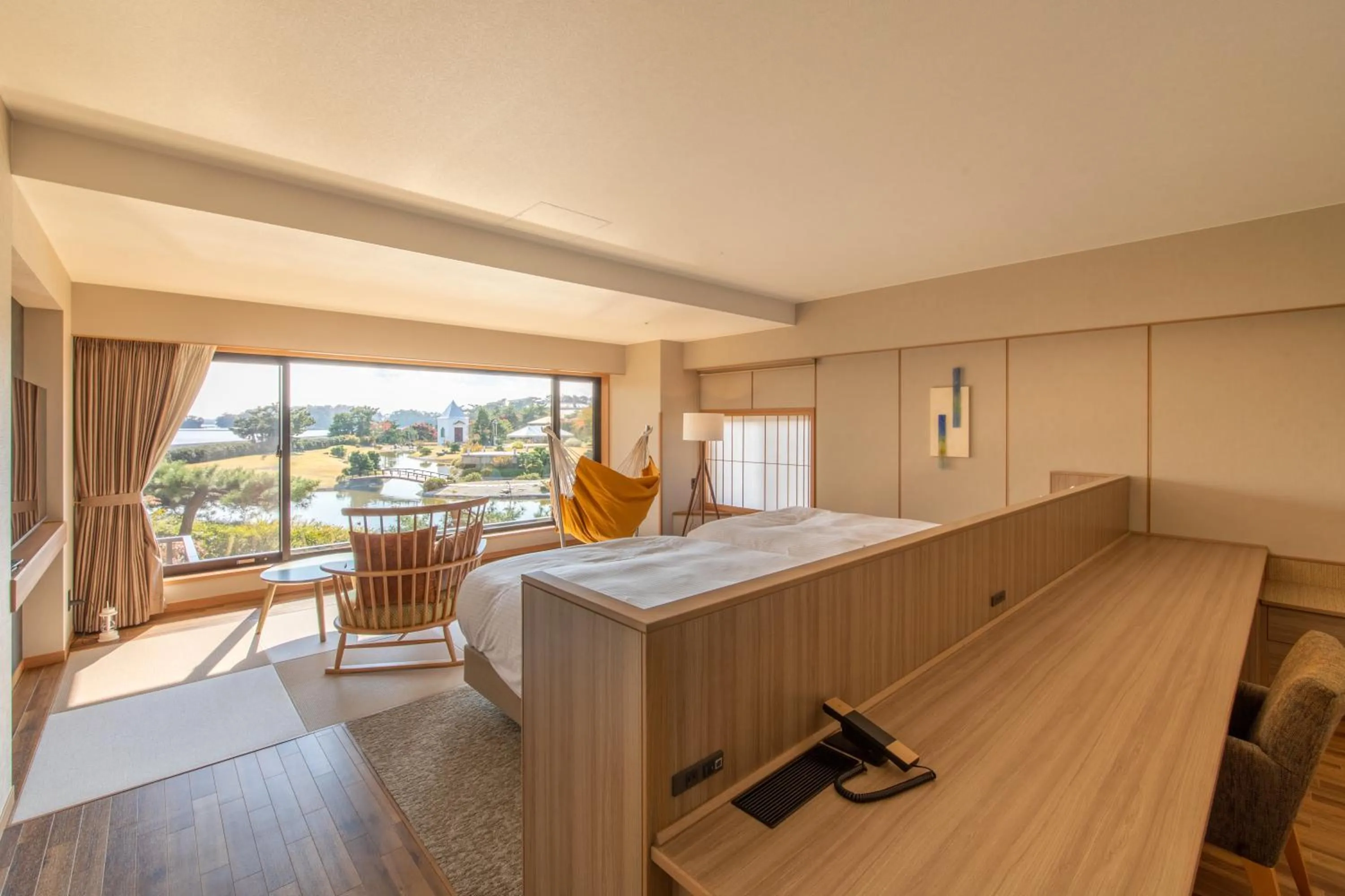 Twin Room with Garden View in Matsushima Ichinobo