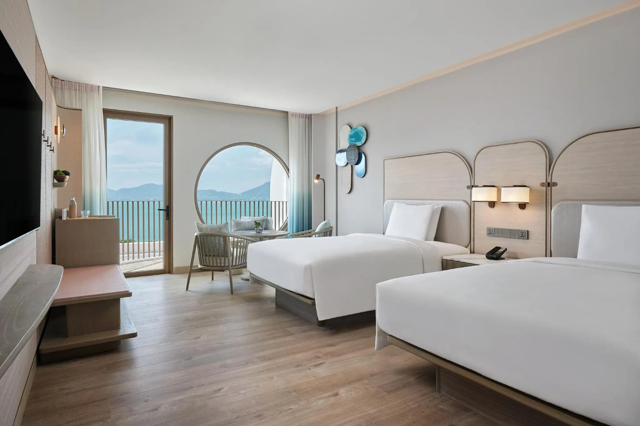 Deluxe Twin Room with Sea View in Veranda Resort Phuket, Autograph Collection